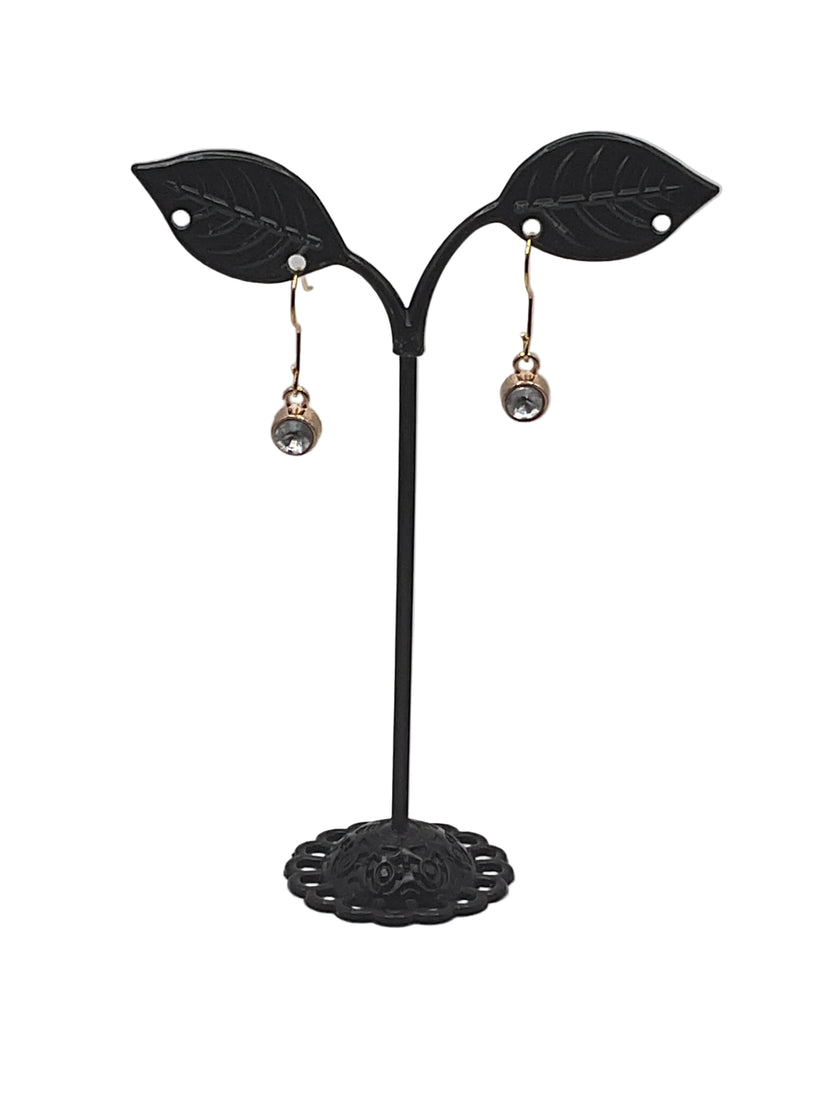 Crystal and Crosses Earrings