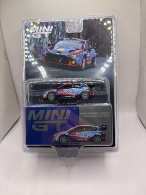 Mini GT Hyundai i20 N Rally1 Hybrid #11 Diecast blue