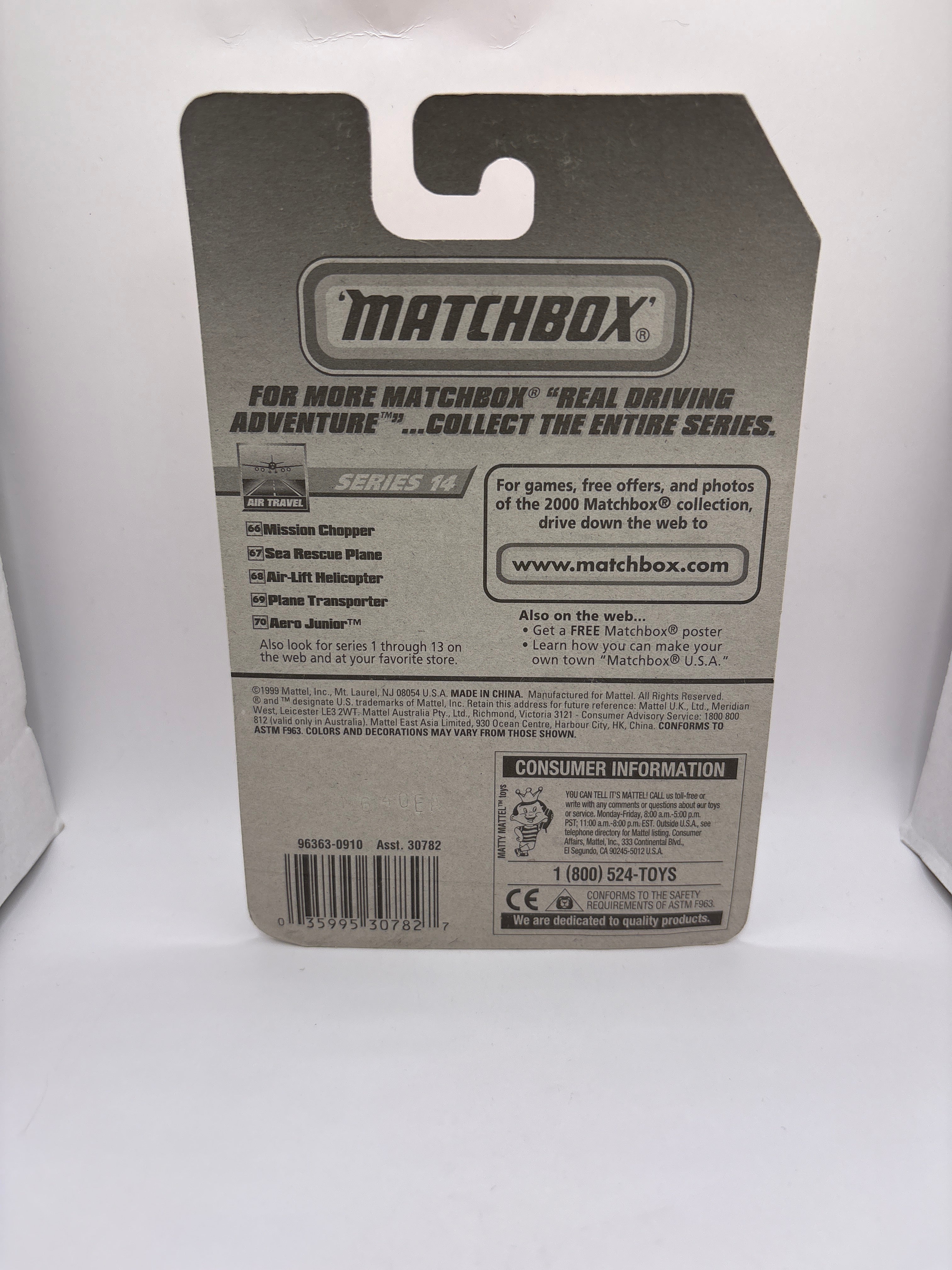 Matchbox Air-Lift Helicopter Diecast