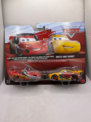 Disney Pixar Cars Headset Crew Chief Lightning McQueen Rusteze Cruz Ramirez Diecast multi color