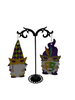 Mardi Gras gnome earrings