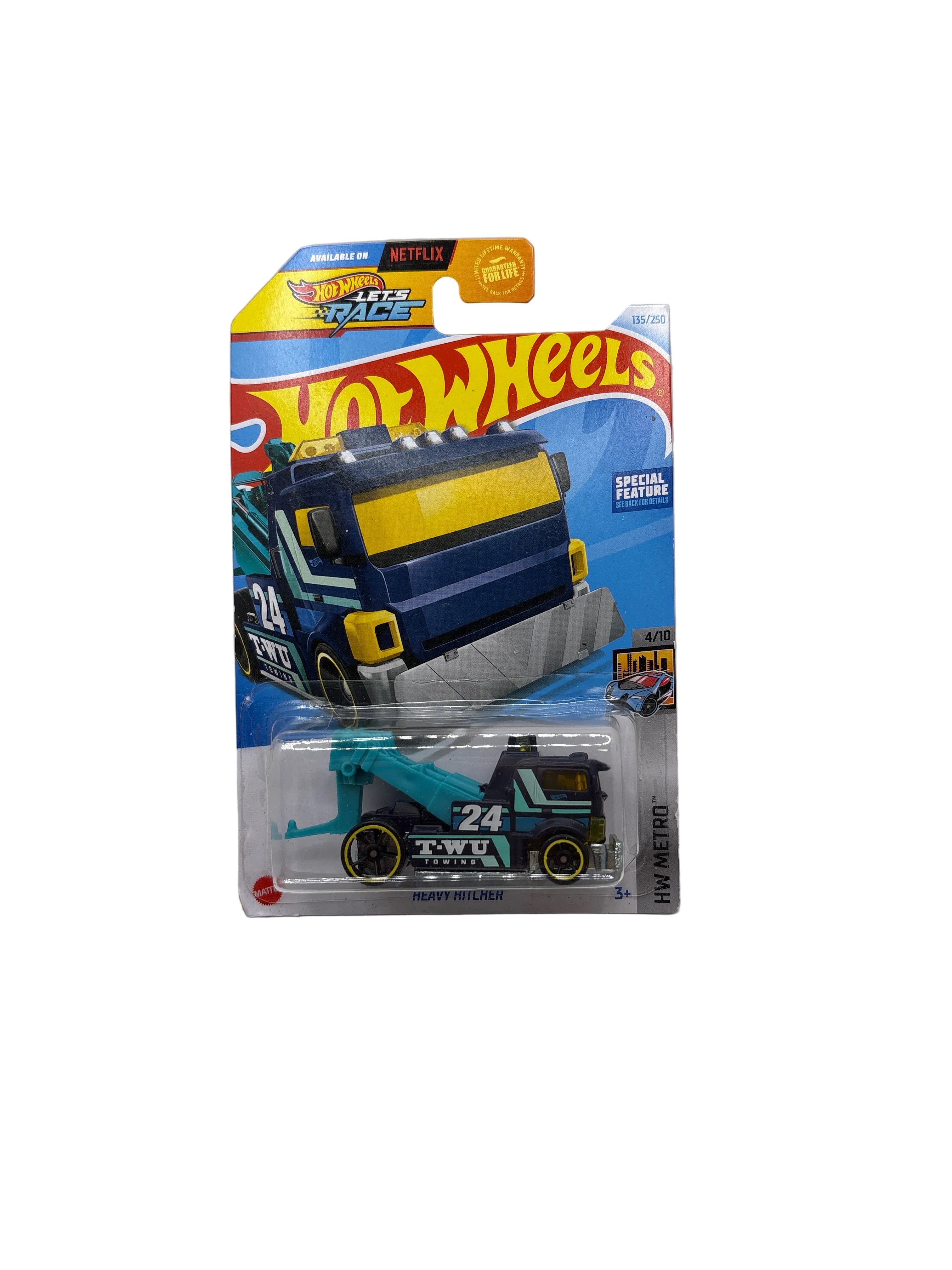 Hot Wheels Heavy Hitcher Diecast blue