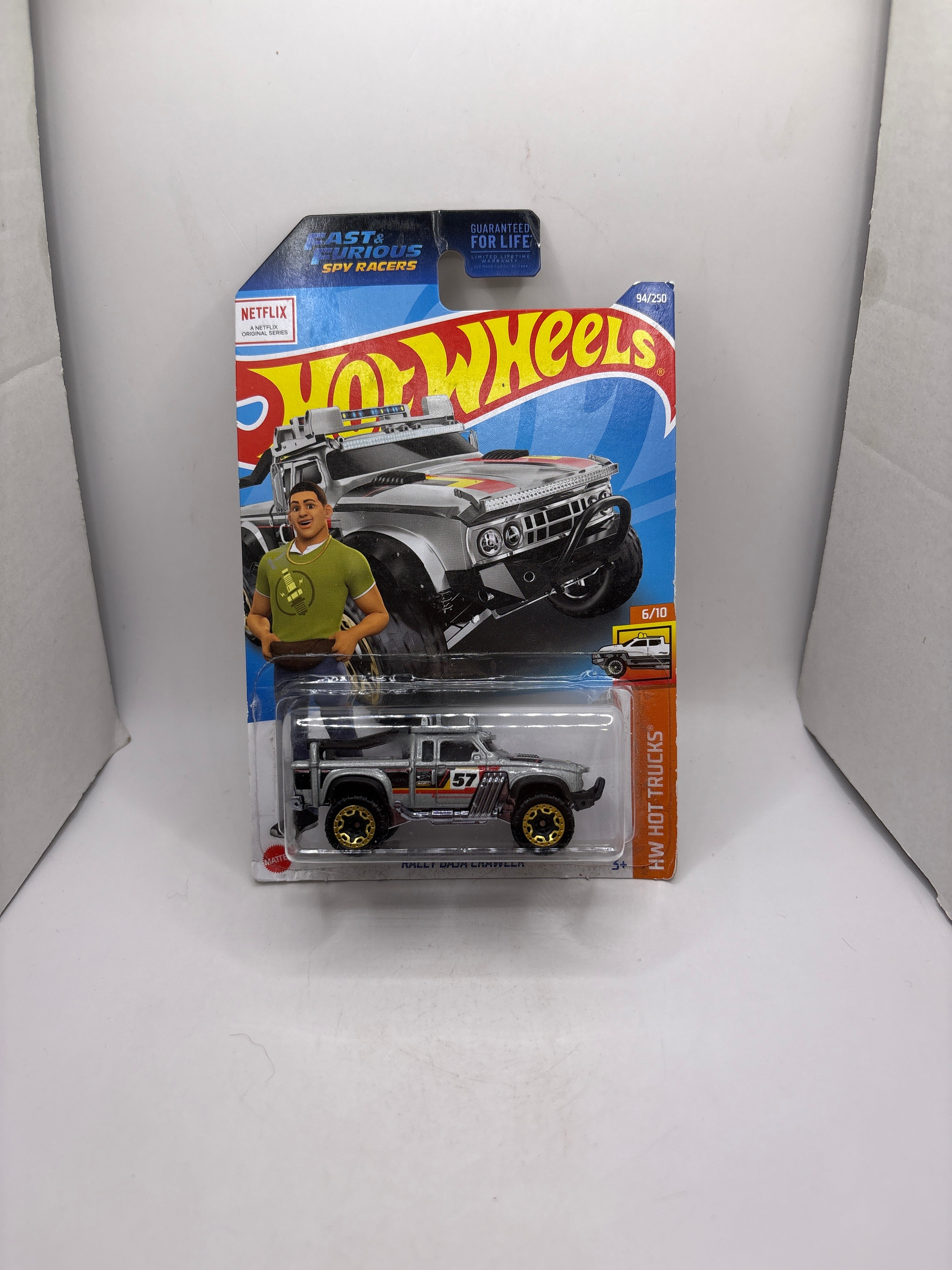 Hot Wheels Rally Baja Crawler Diecast silver