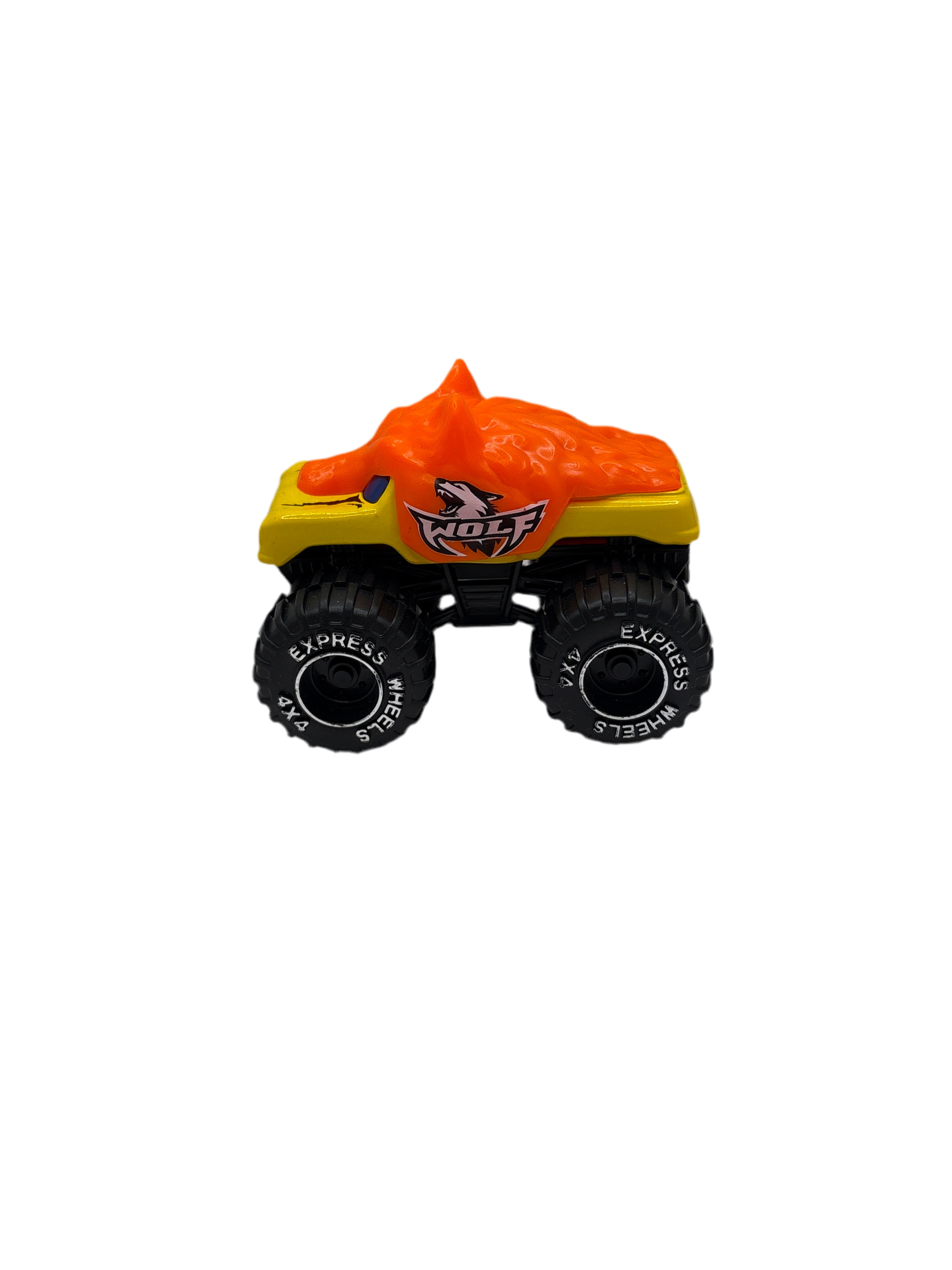 Express Wheels Wolf Monster Truck Diecast yellow