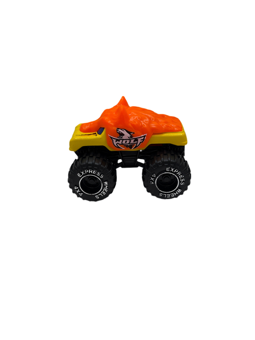 Express Wheels Wolf Monster Truck Diecast yellow