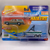Johnny Lightning 1973 Chevy Caprice With Boat & Trailer