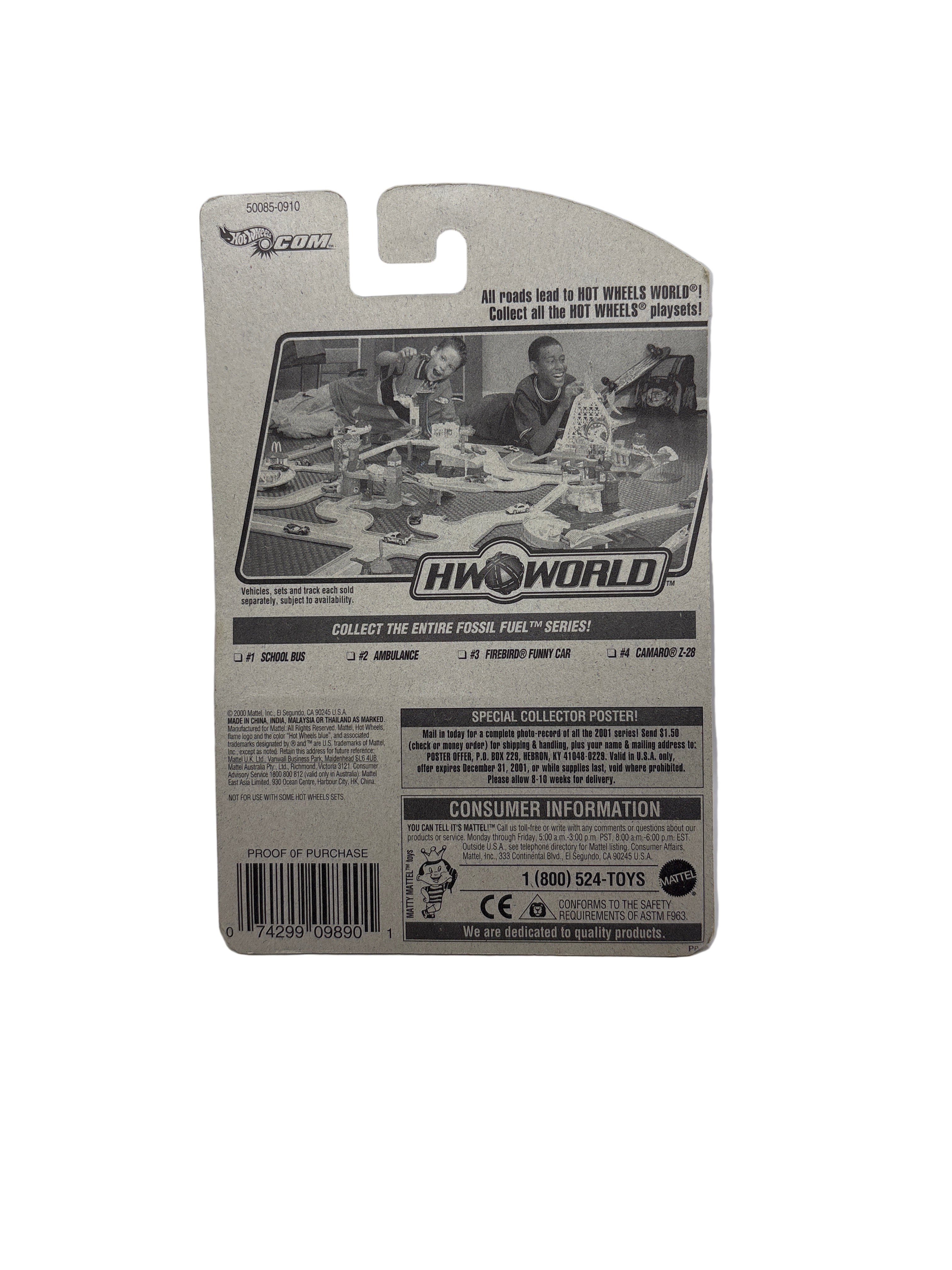 Hot Wheels Ambulance Diecast blue