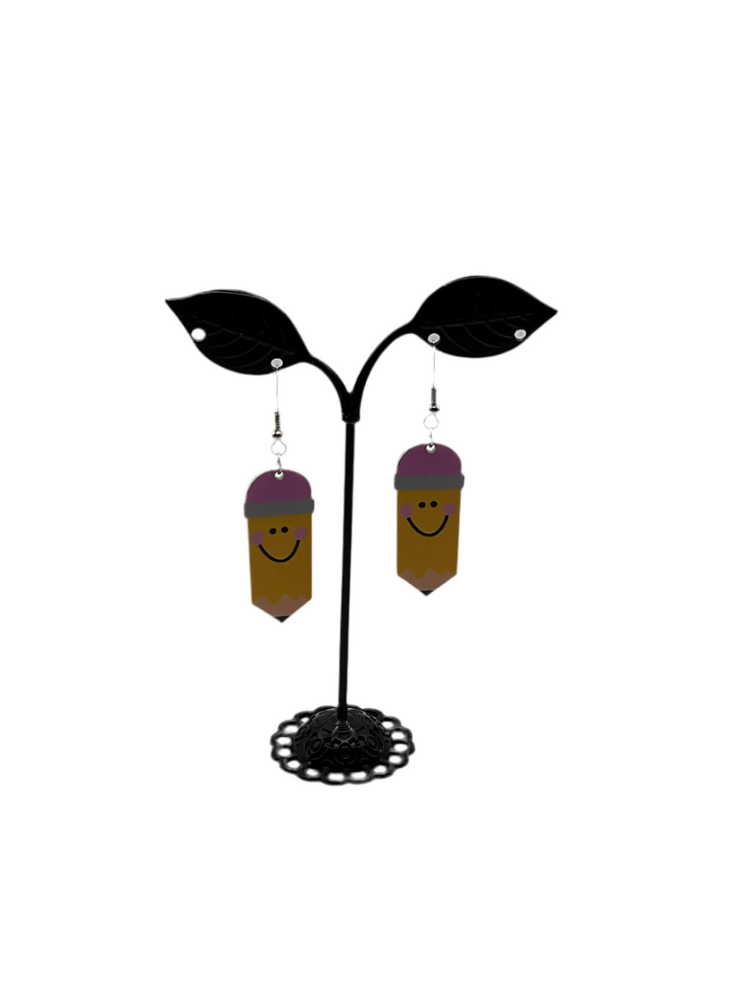 Pencil earings