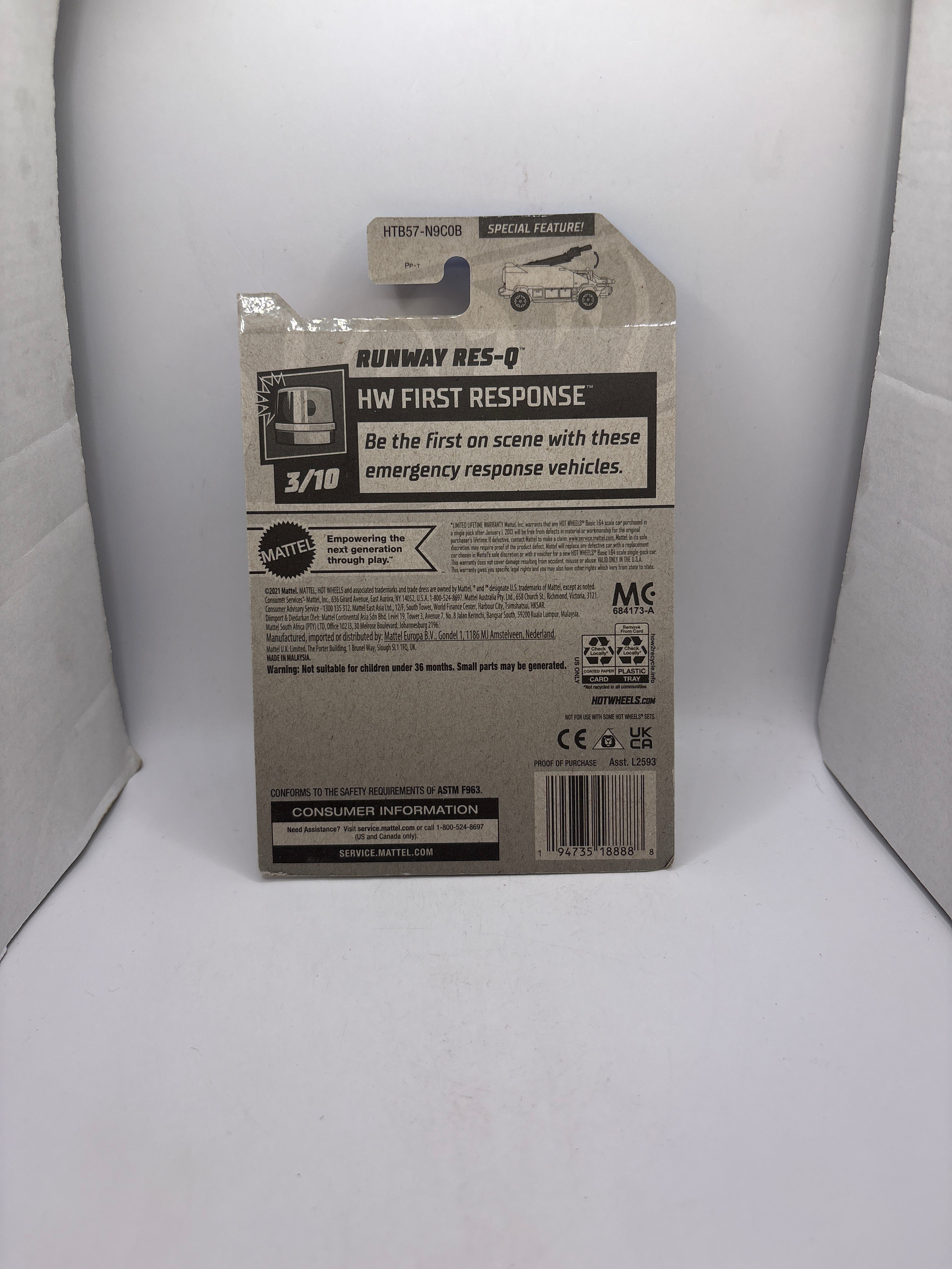Hot Wheels Runway Res-Q Diecast