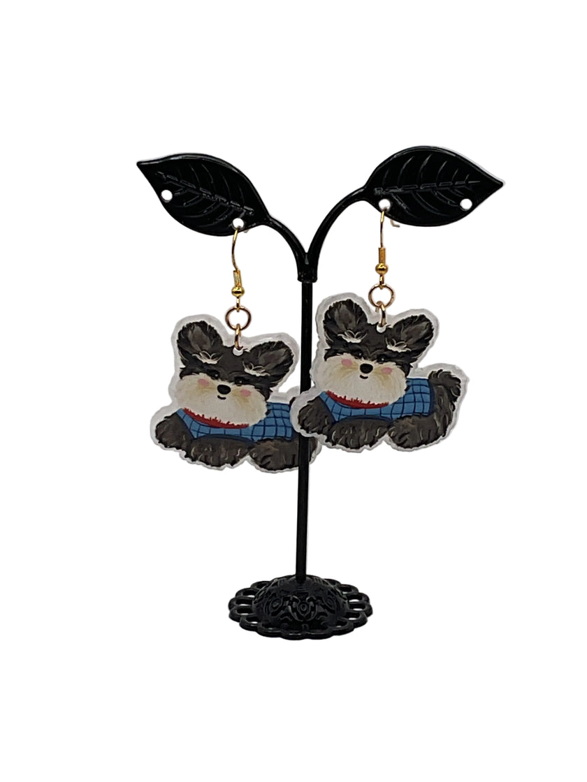 Designer Pup Earrings