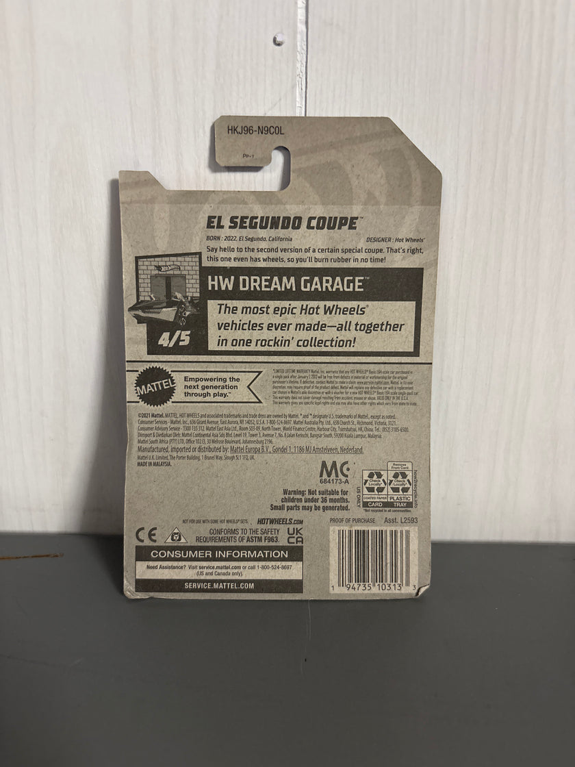 Hot Wheels El Segundo Coupe Diecast black