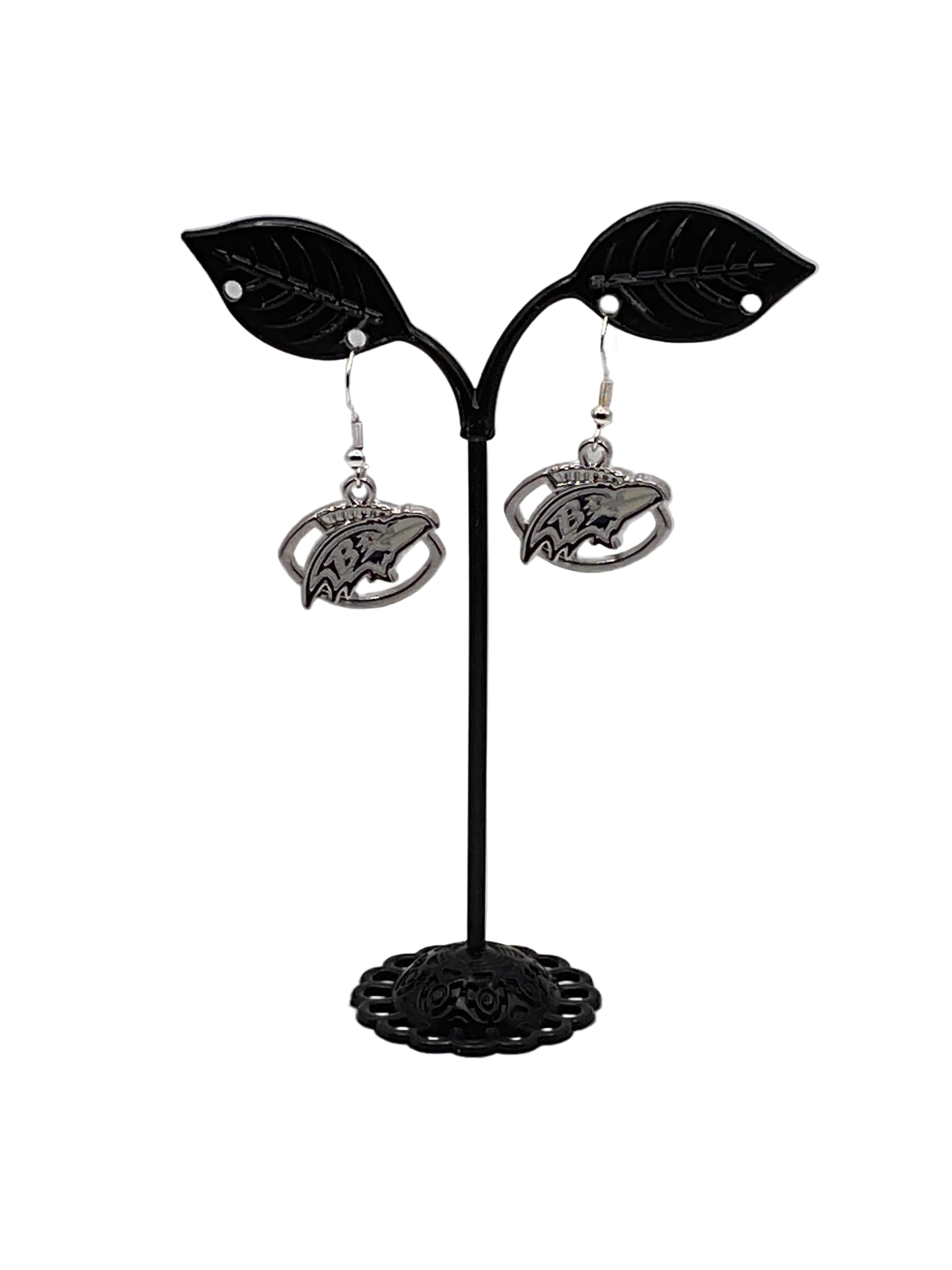 Football Shaped Football Earrings