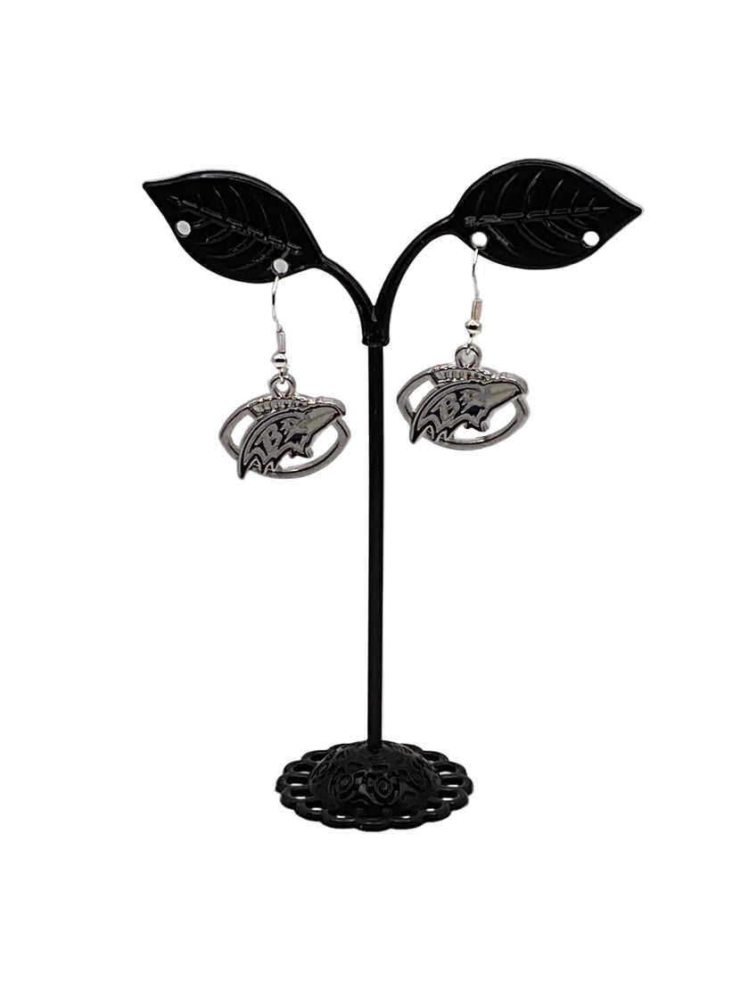 Football Shaped Football Earrings