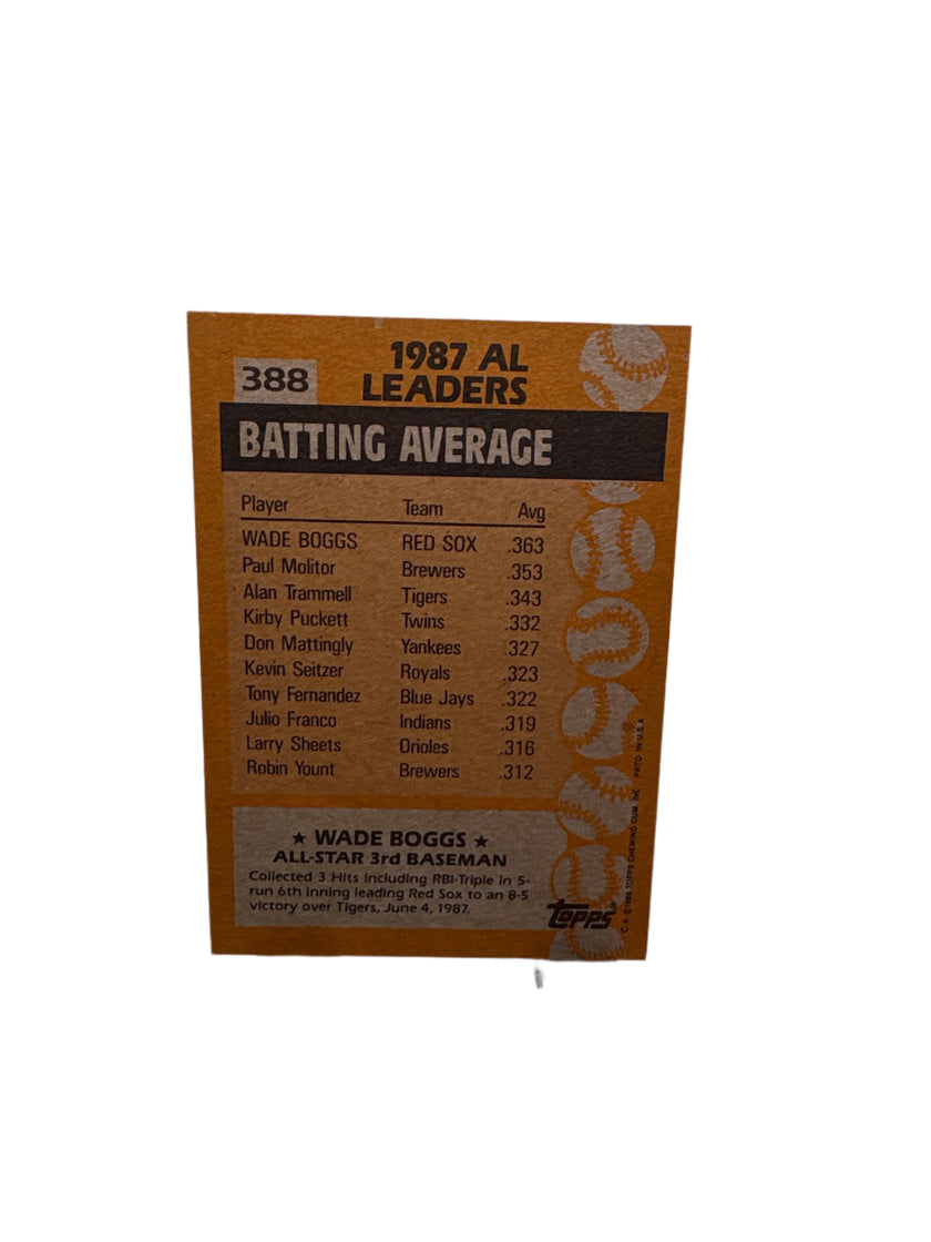 Topps Wade Boggs