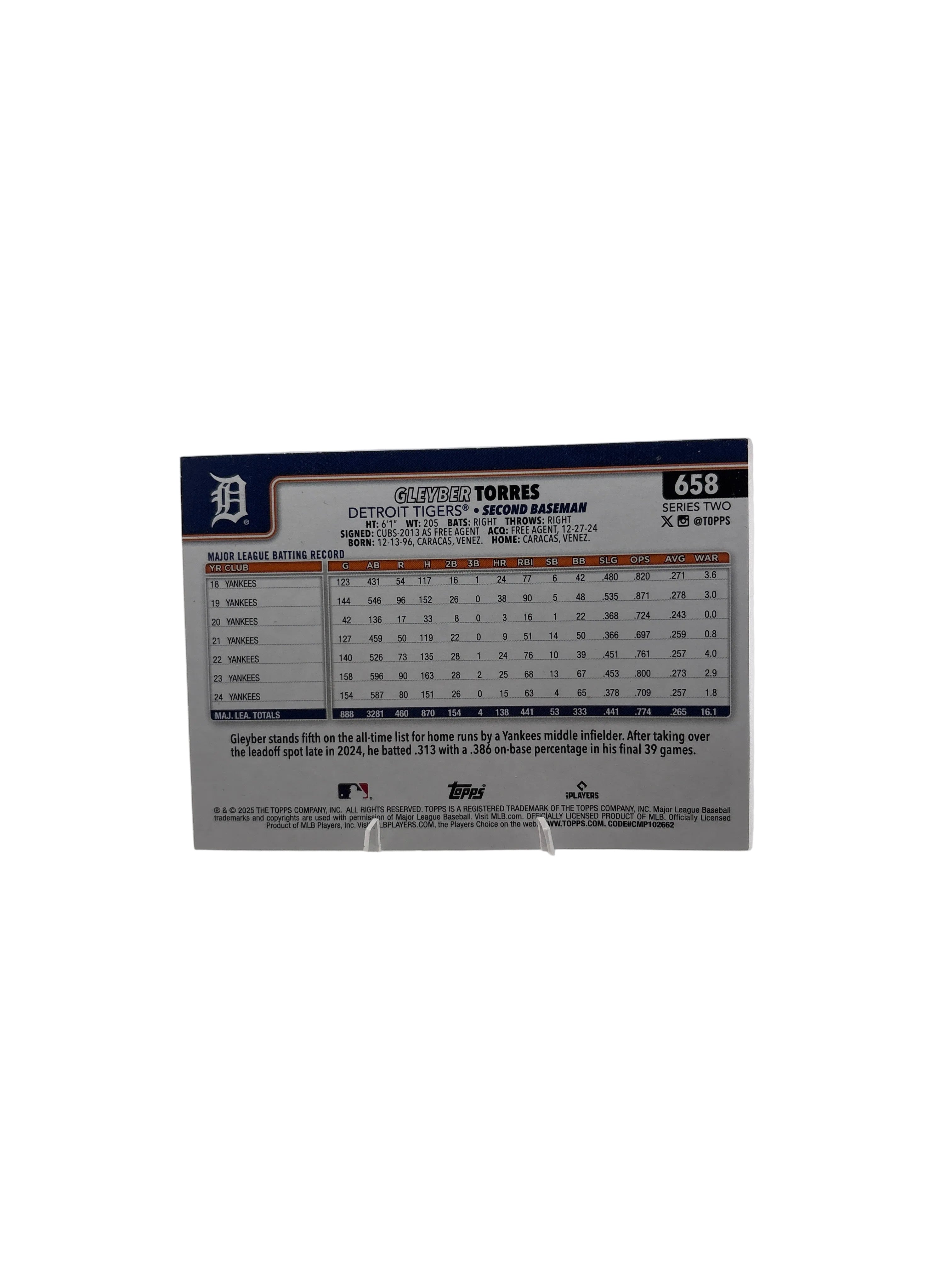 Topps Gleyber Torres