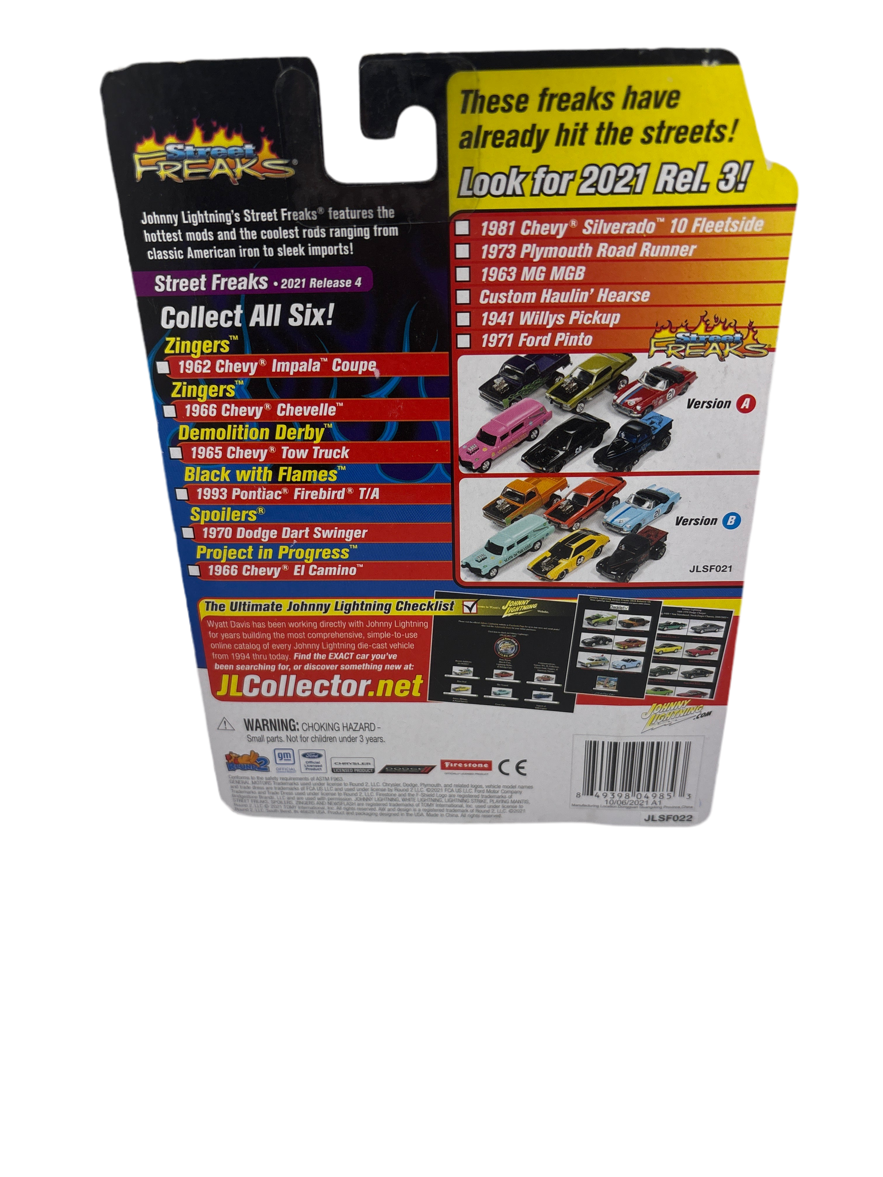 Johnny Lightning 1965 Chevy Tow Truck Diecast