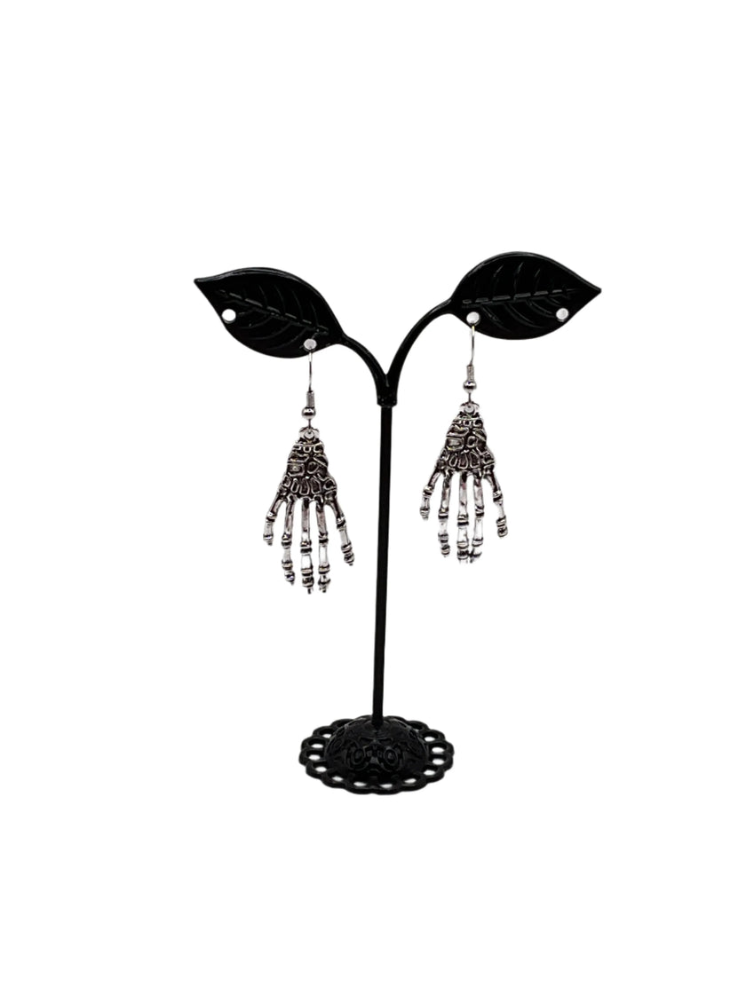 Silver Skeleton Hand