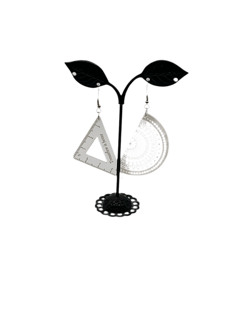 Protractor And Trigon Earrings