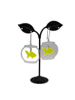 Fish bowl earrings
