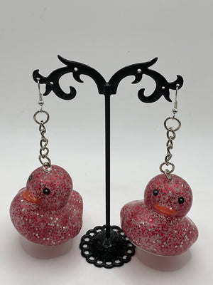 Rubber ducky earrings