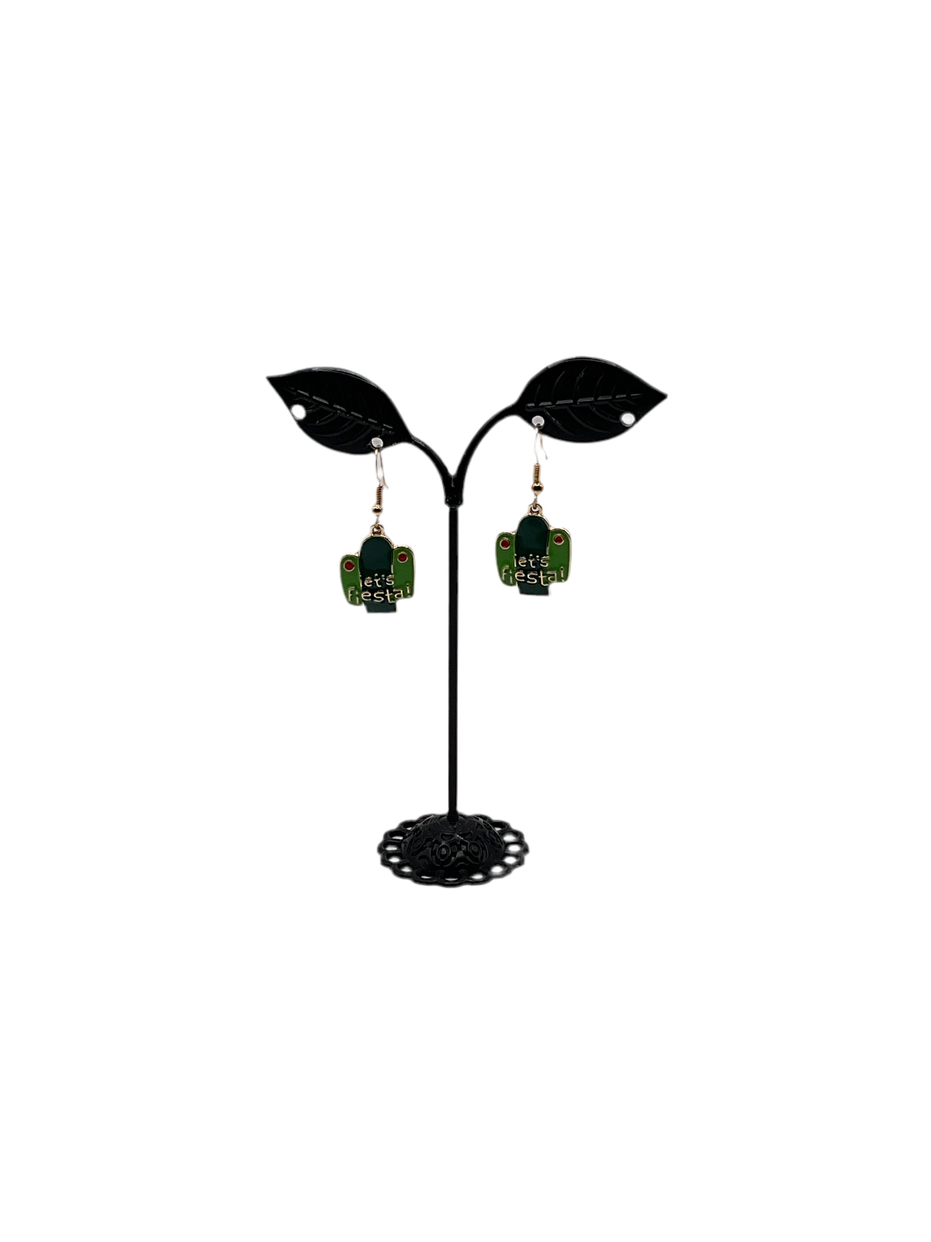 Cactus earrings 1