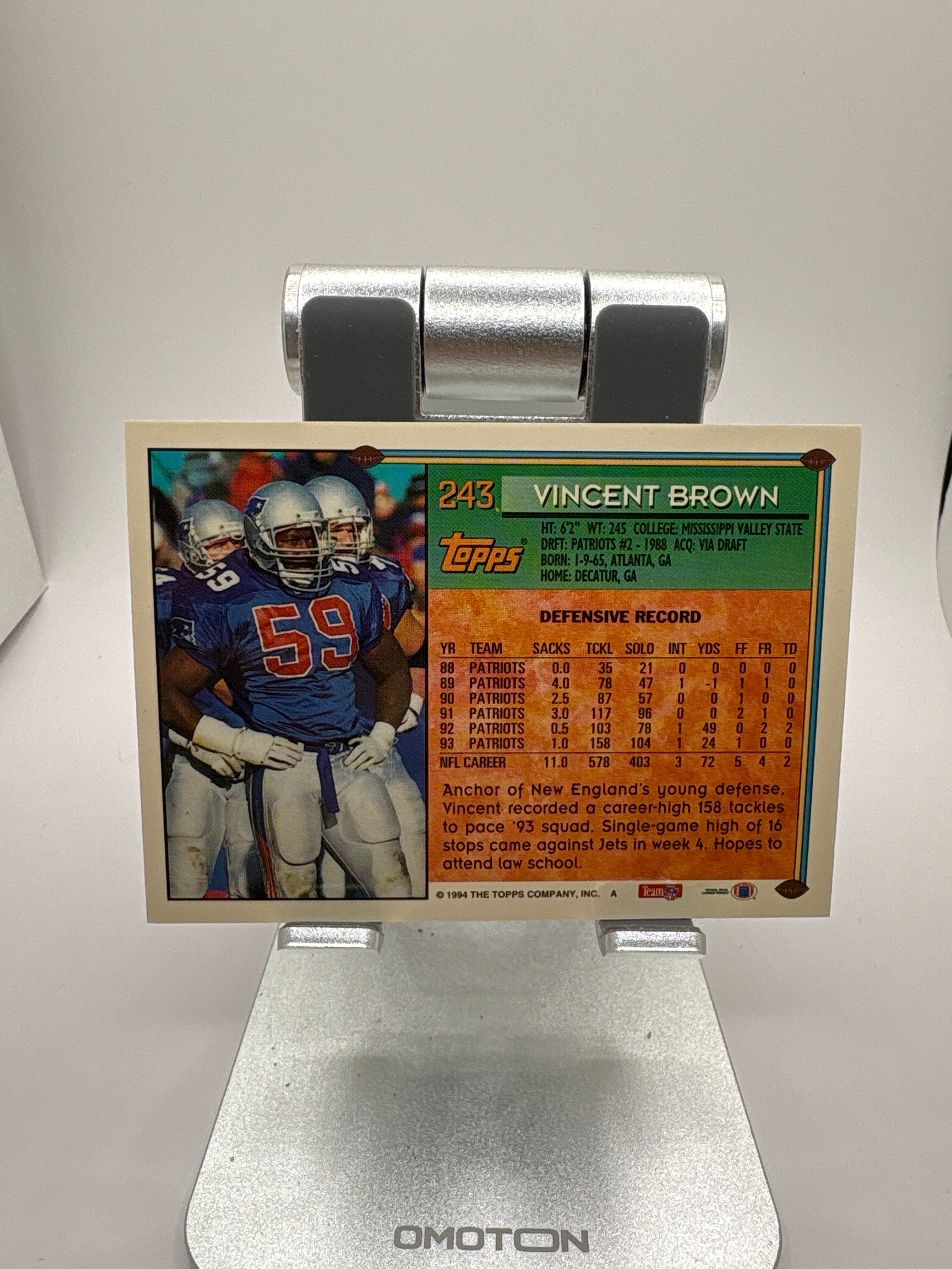 Topps Vincent Brown