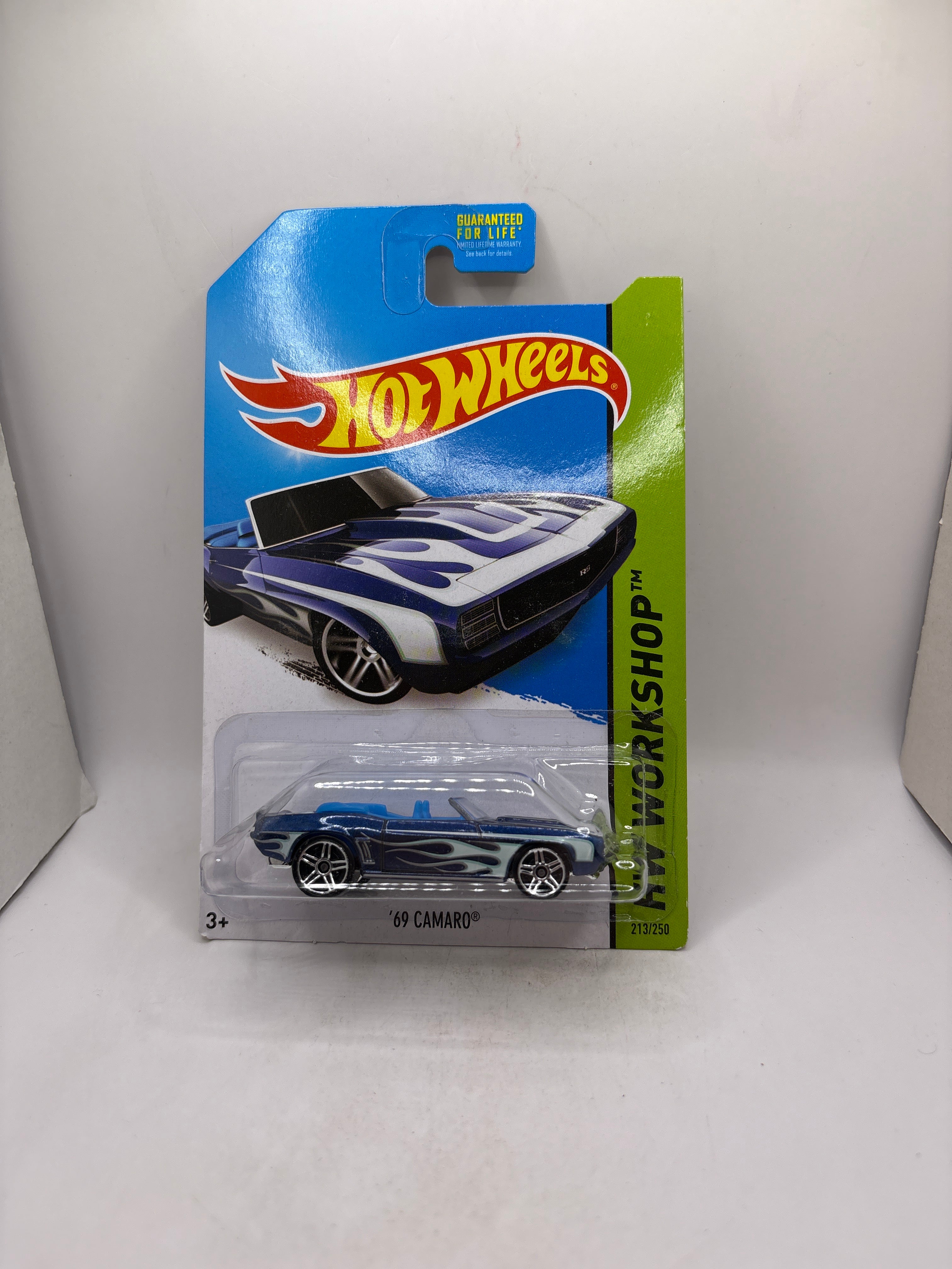 Hot Wheels 69 Camaro Diecast blue