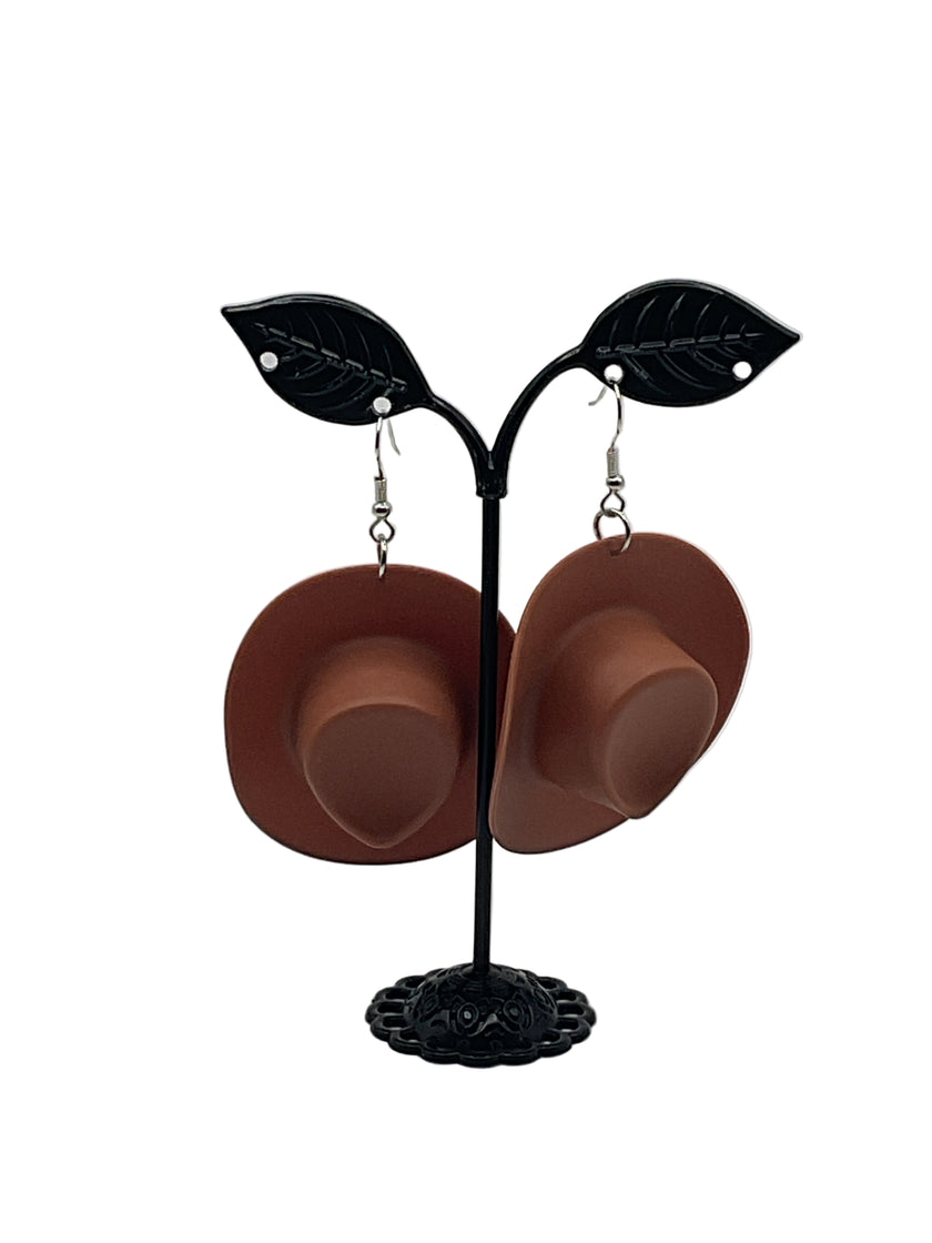 Cowgirl Hat Earrings