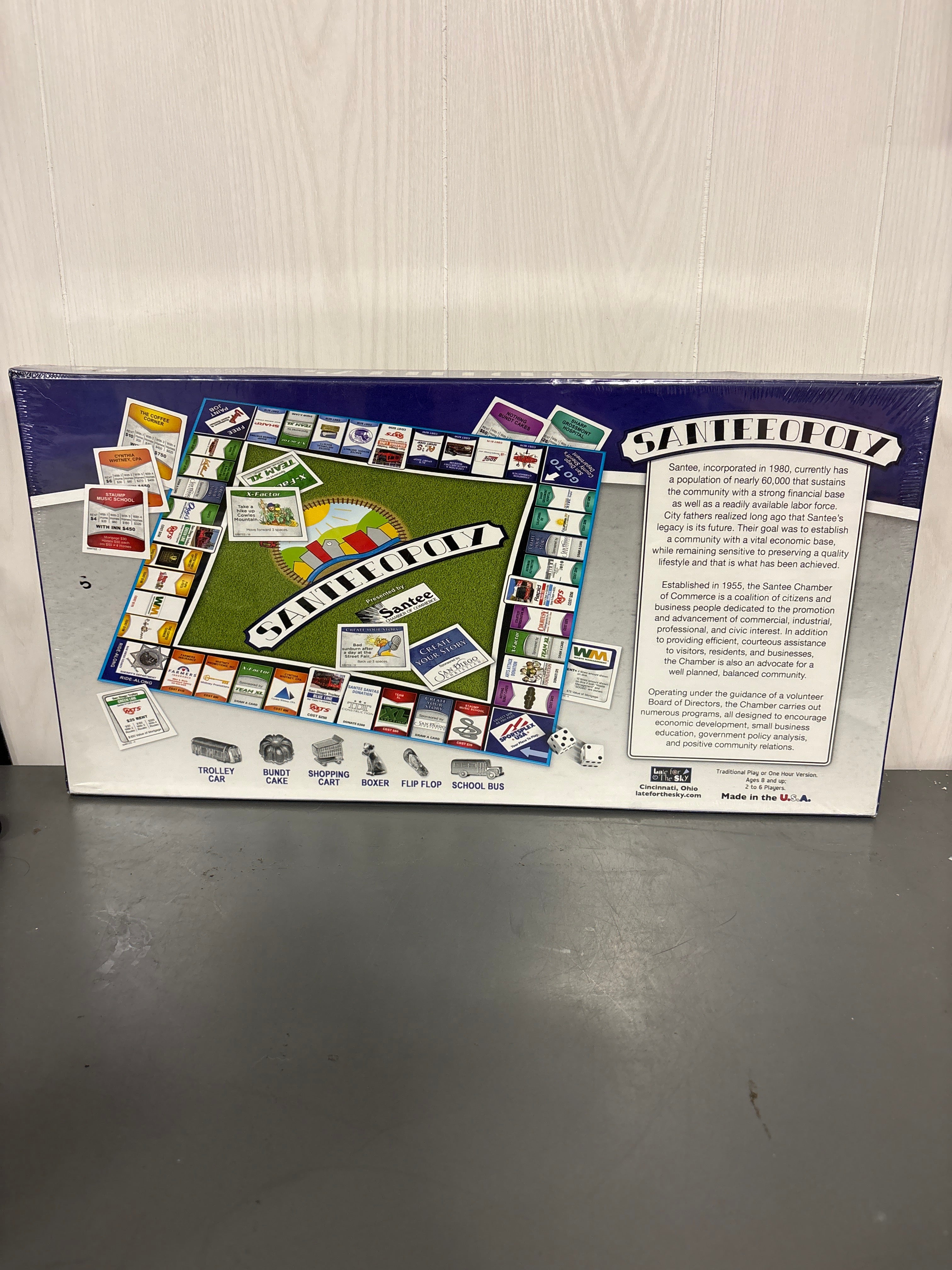 Property Trading Game Santeeopoly Game Sealed