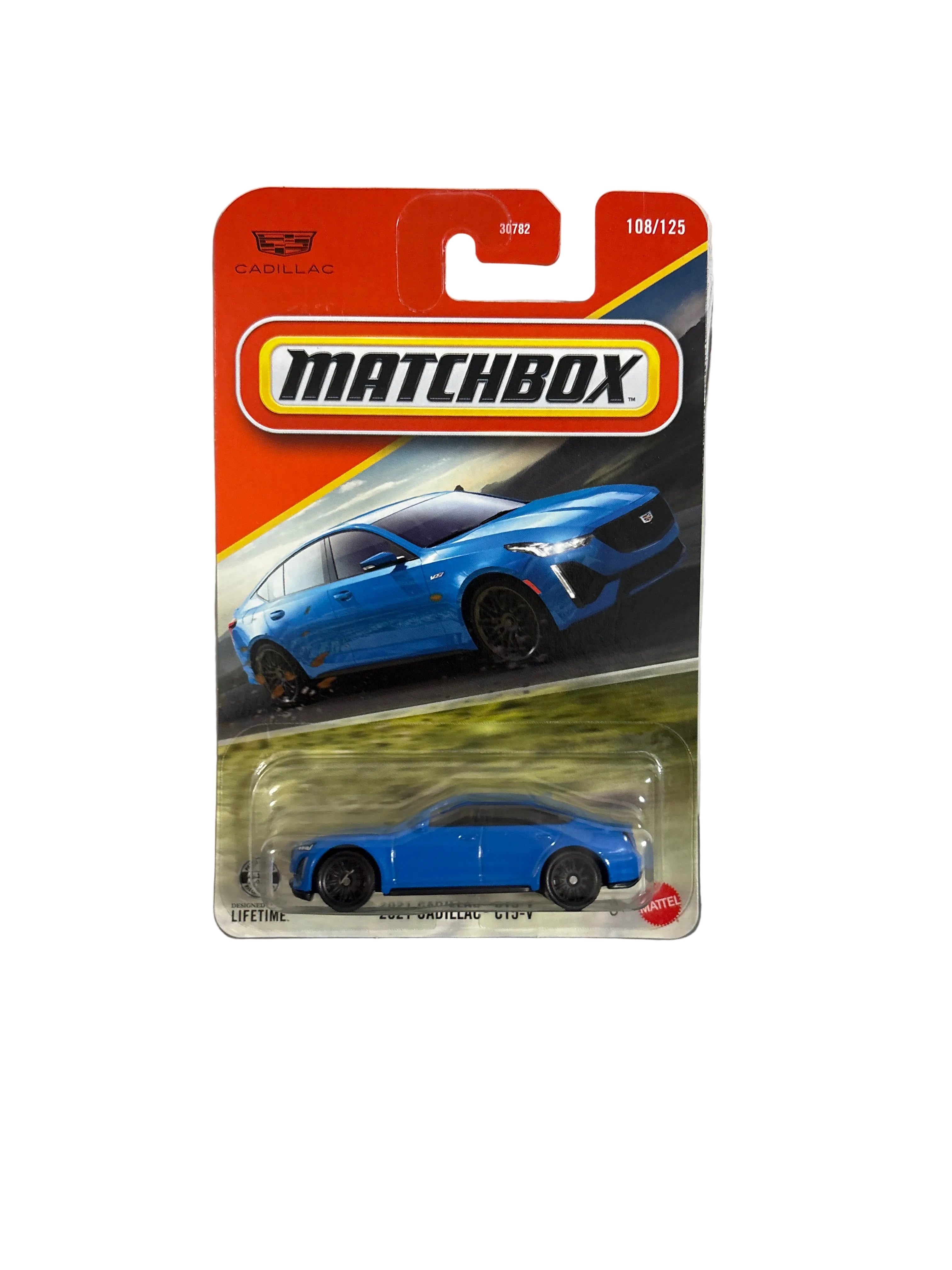 Matchbox 2021 Cadillac CTS-V Diecast blue