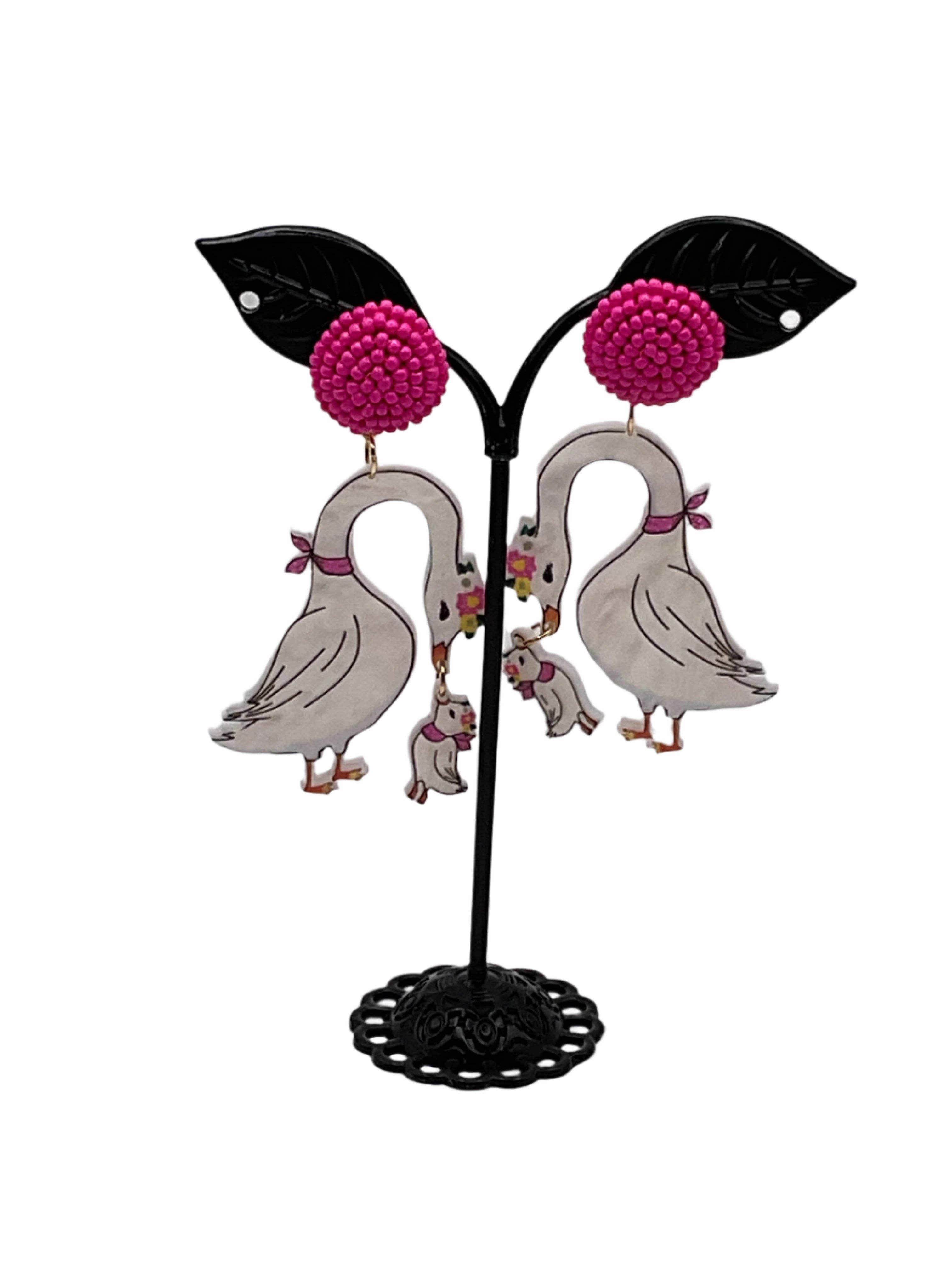 Momma Swan Earrings