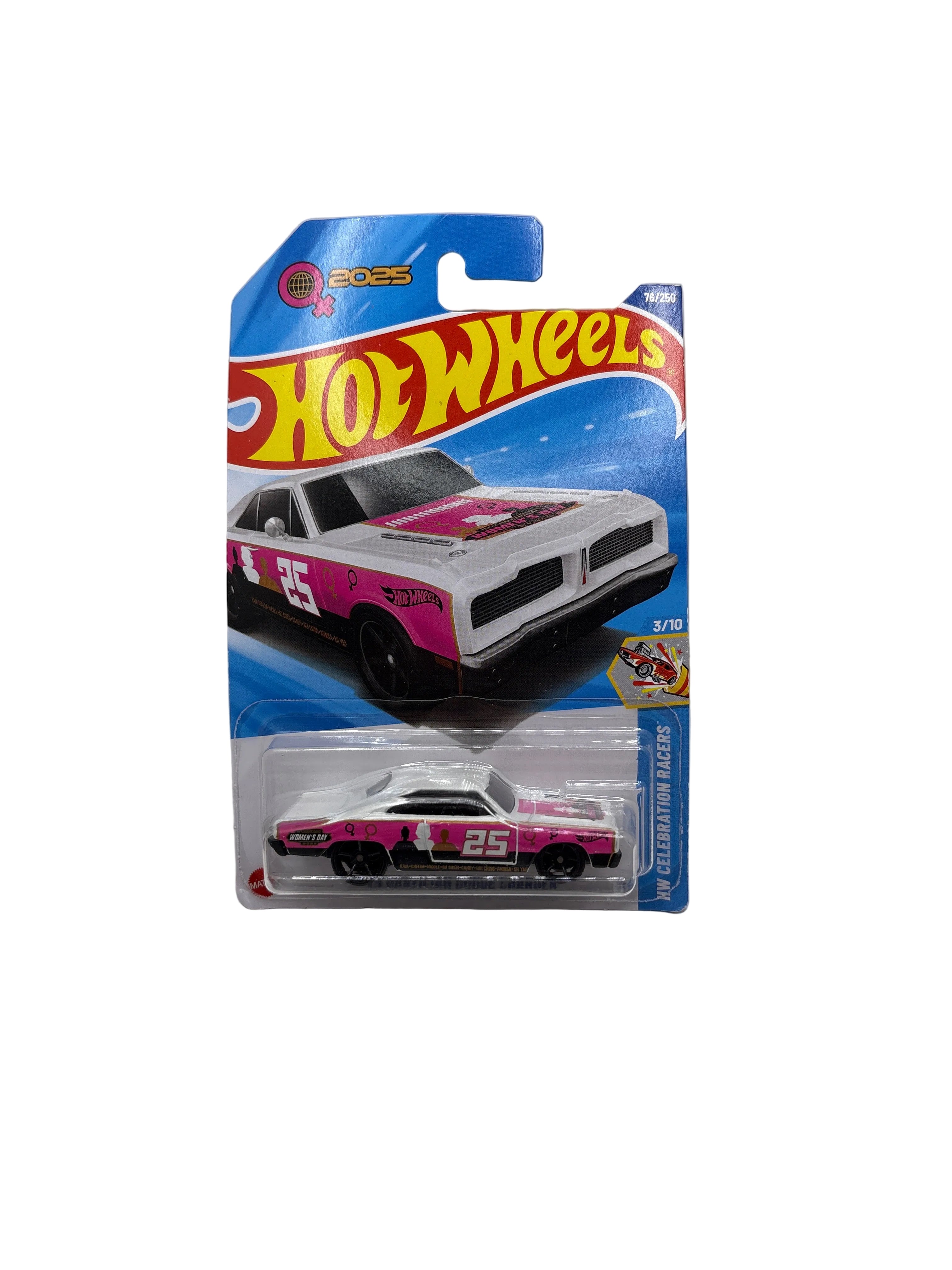 Hot Wheels 74 Brazilian Dodge Charger Diecast white