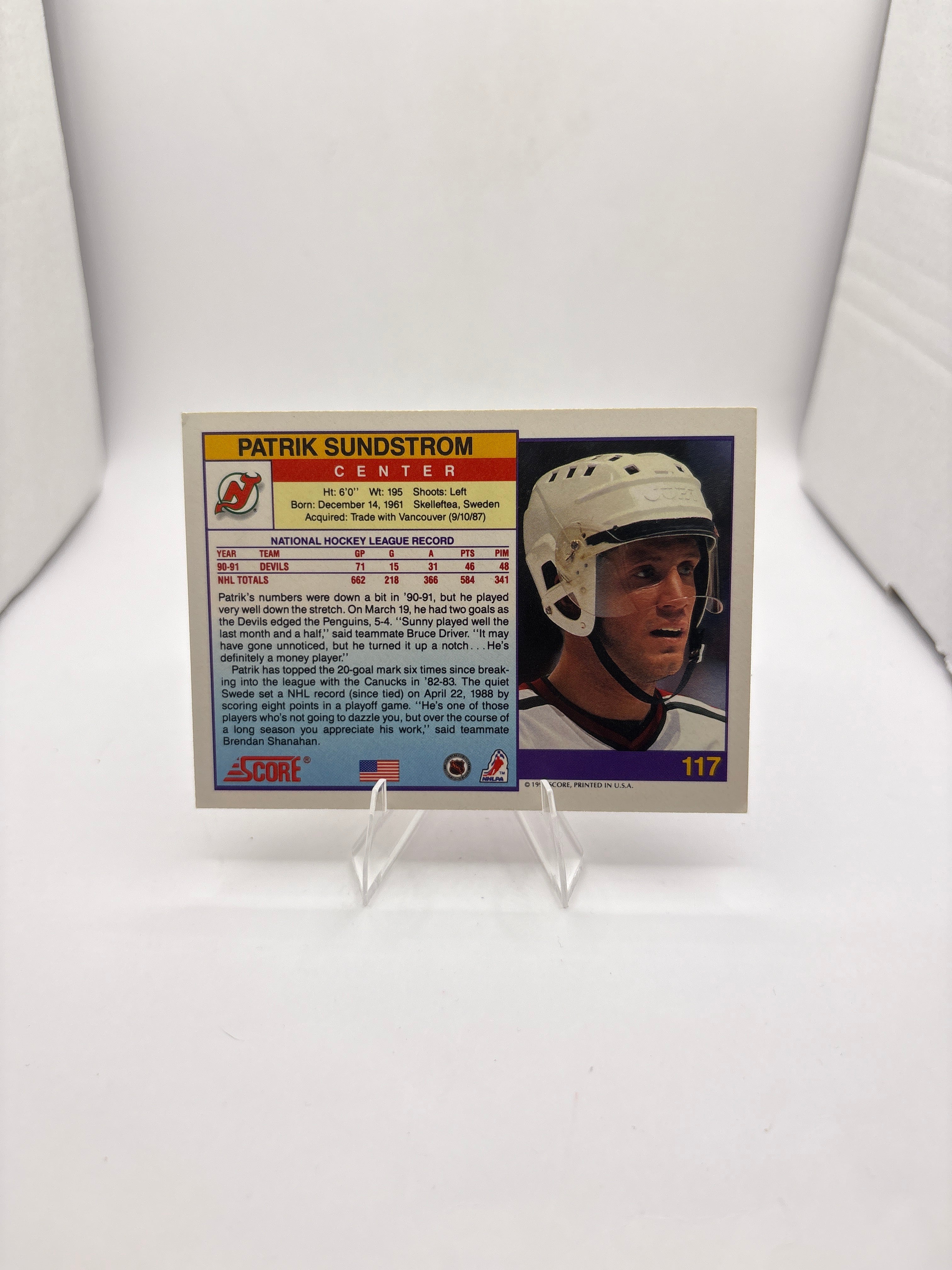 Score Patrik Sundstrom