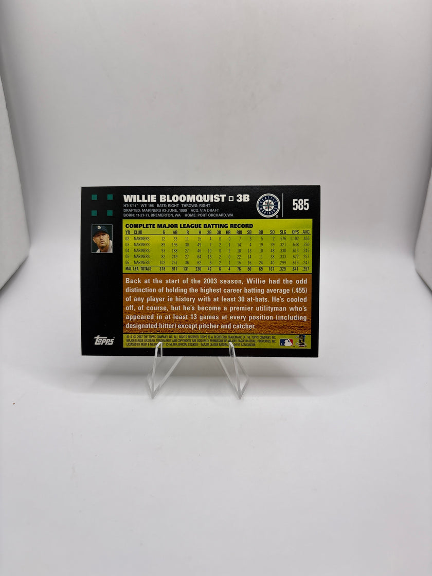 Topps Willie Bloomquist