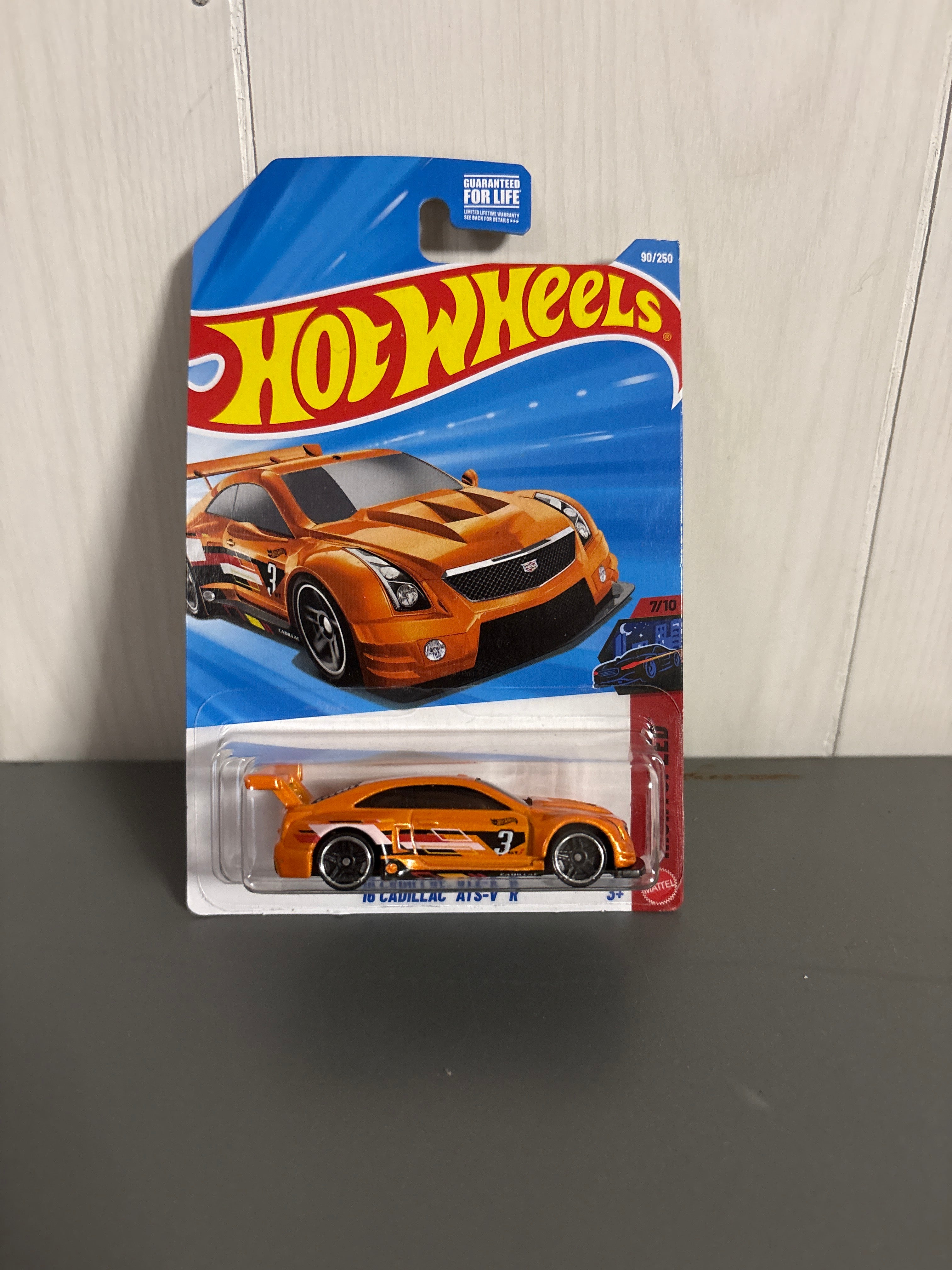 Hot Wheels 16 Cadillac ATS-V R Diecast orange