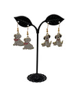 Dog earrings