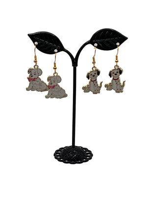 Dog earrings