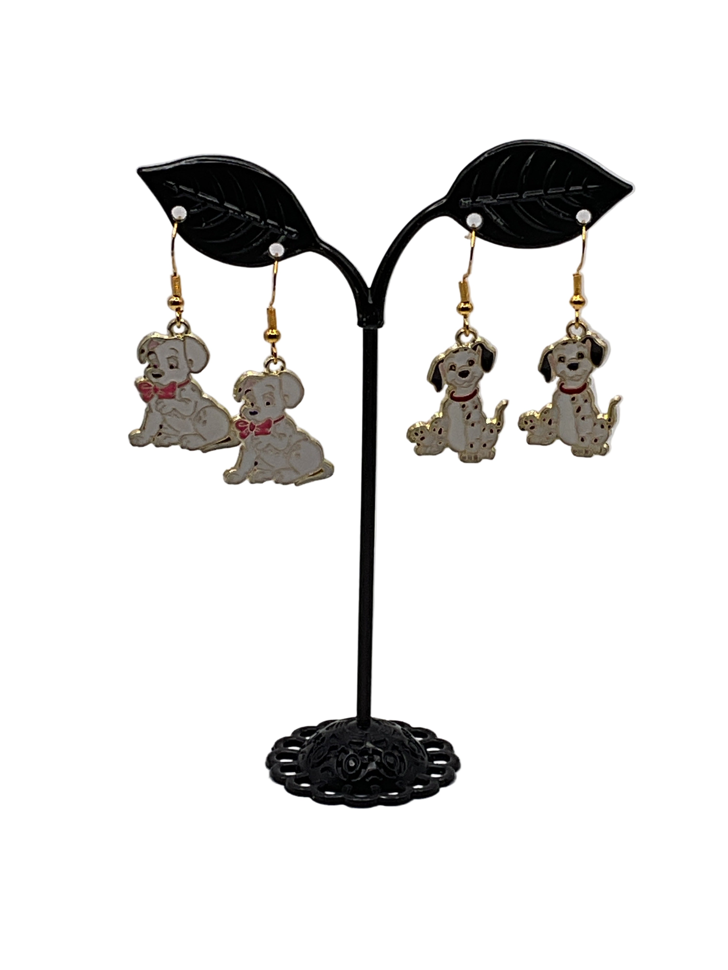 Dog earrings