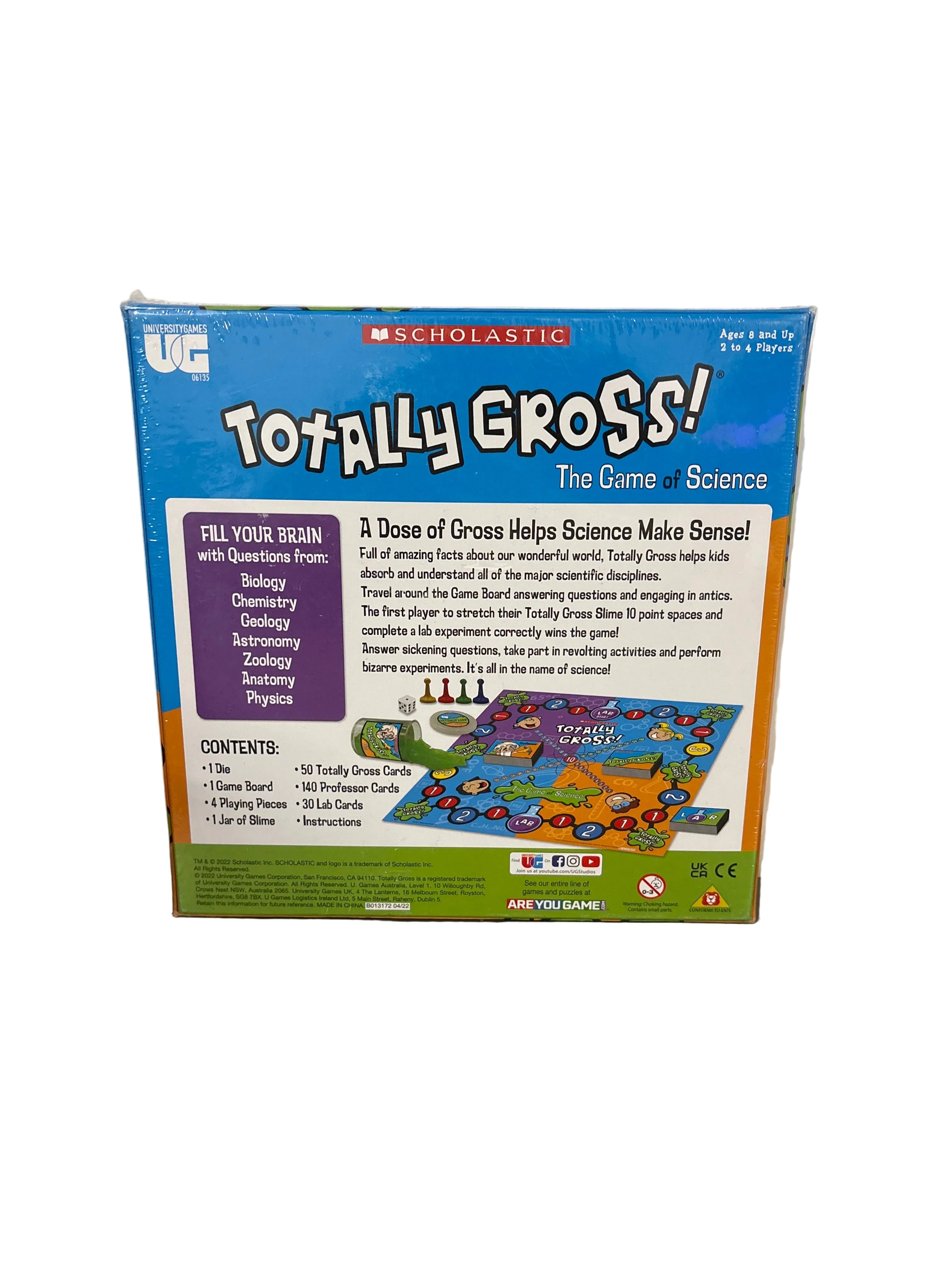 University Games Totally Gross Game Sealed