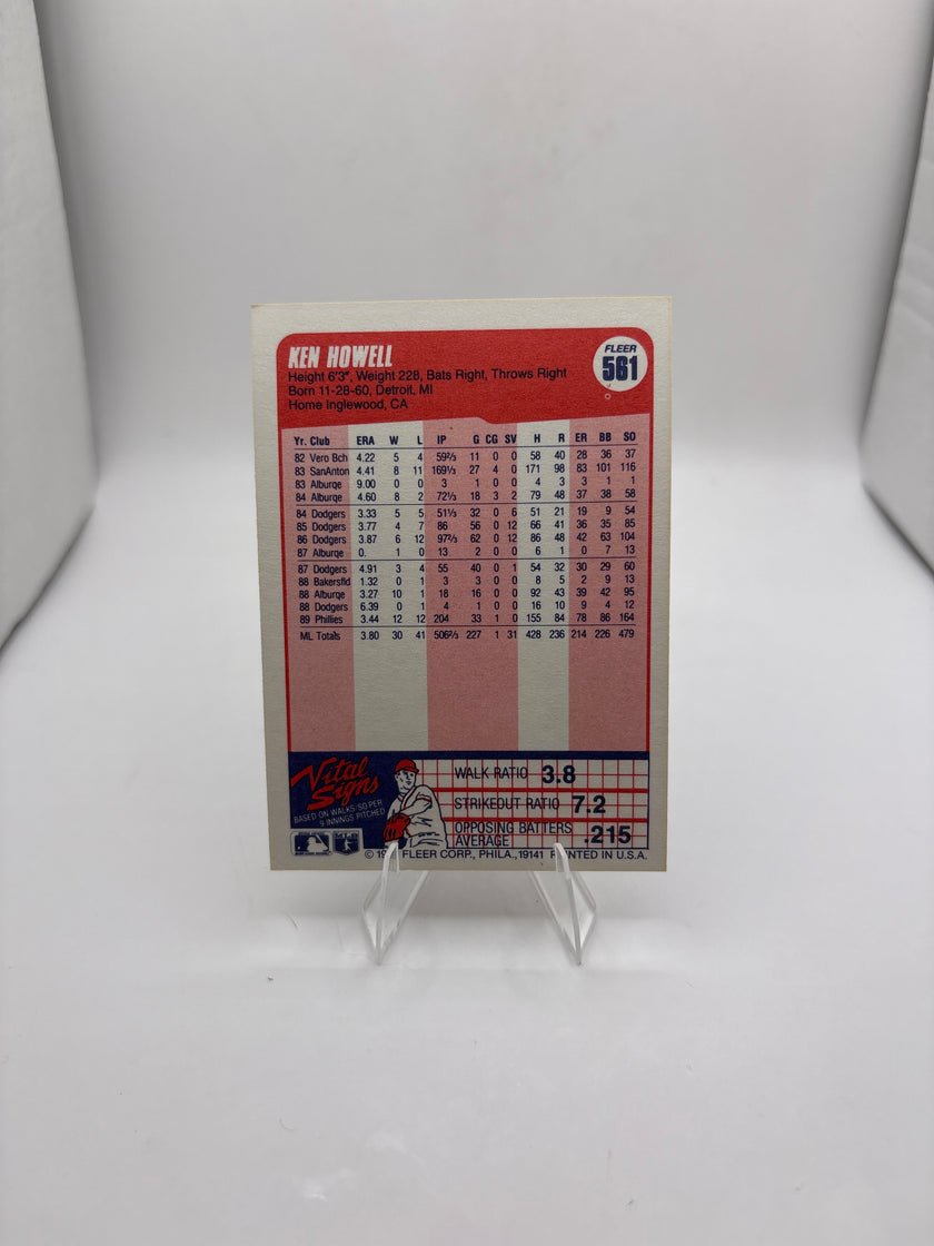 Fleer Ken Howell