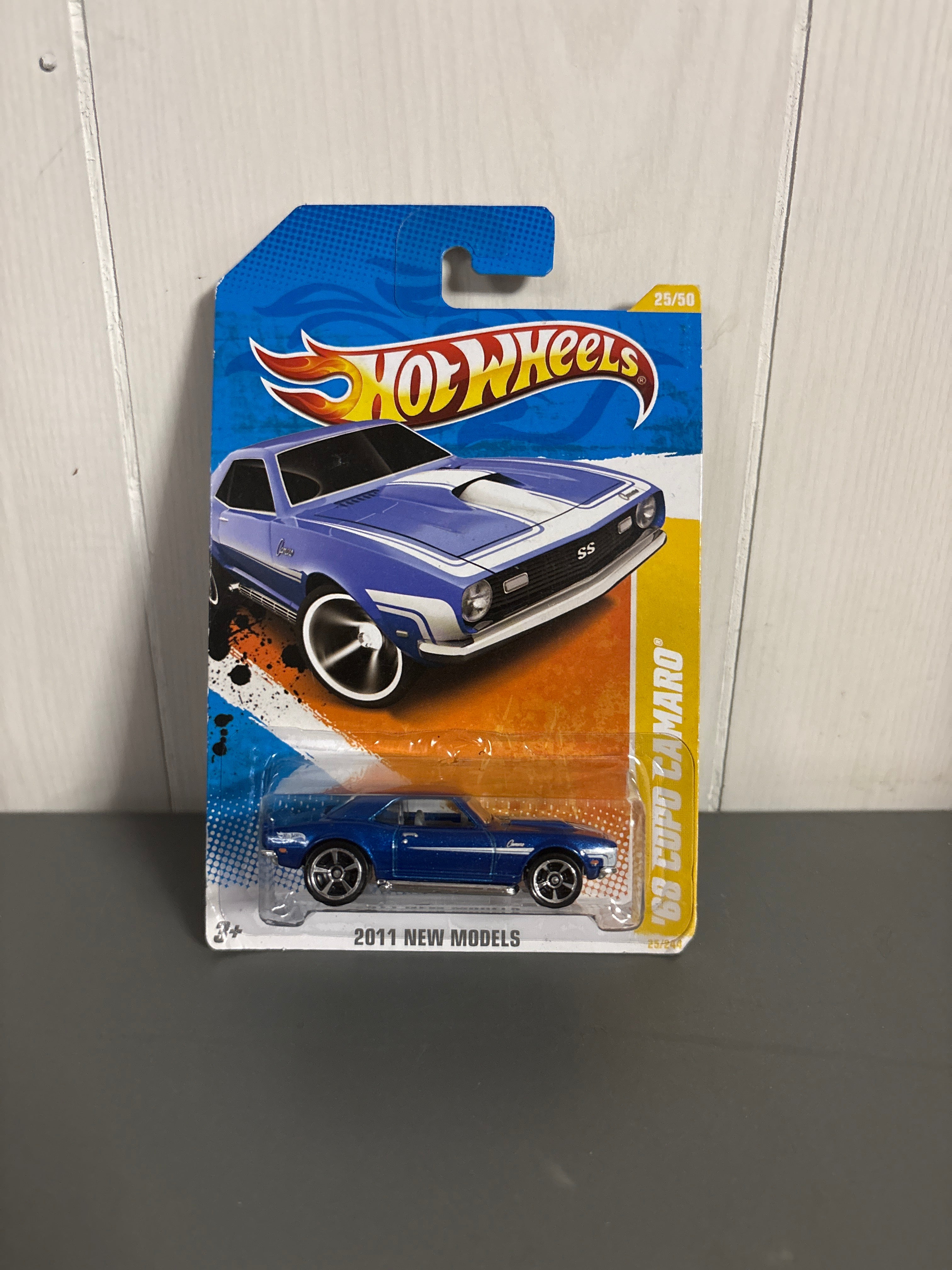 Hot Wheels 68 Copo Camaro Diecast blue