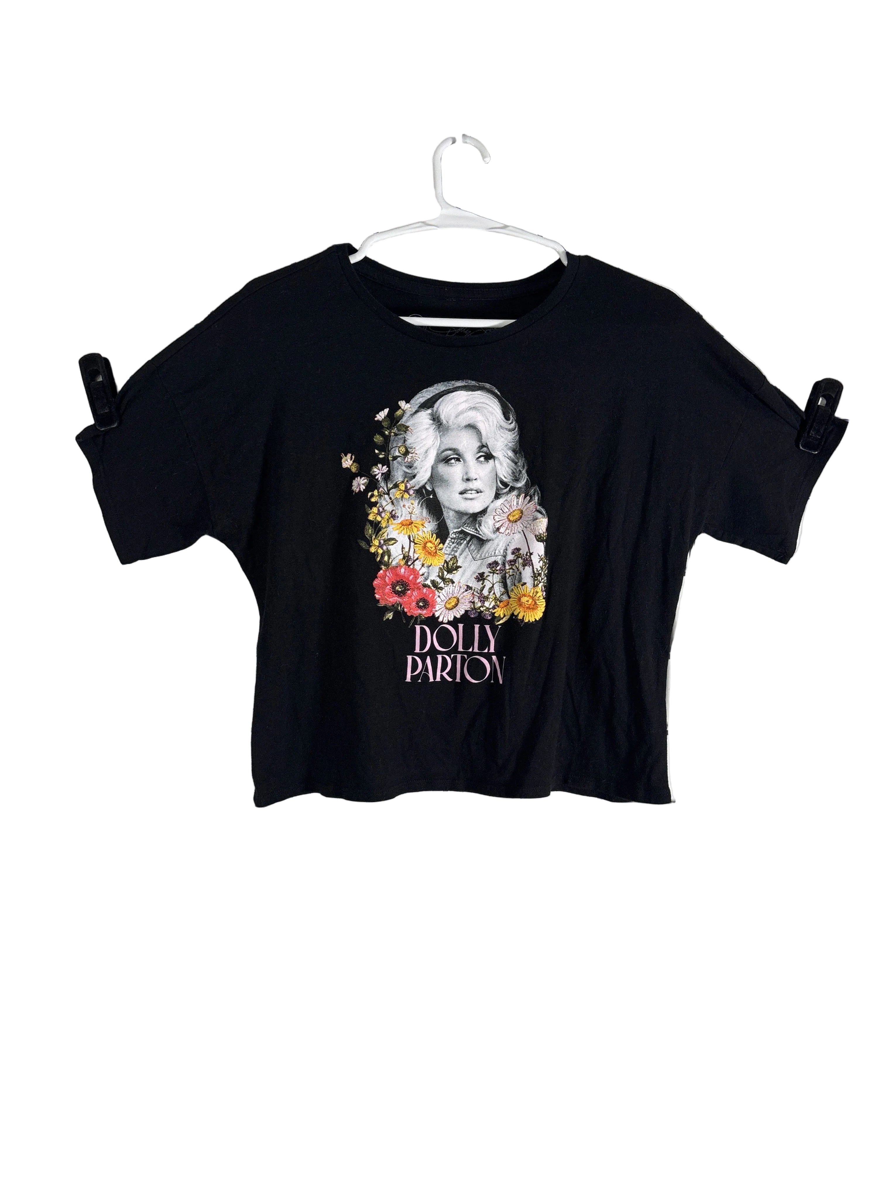 Wonder Nation Dolly Parton T Shirt black