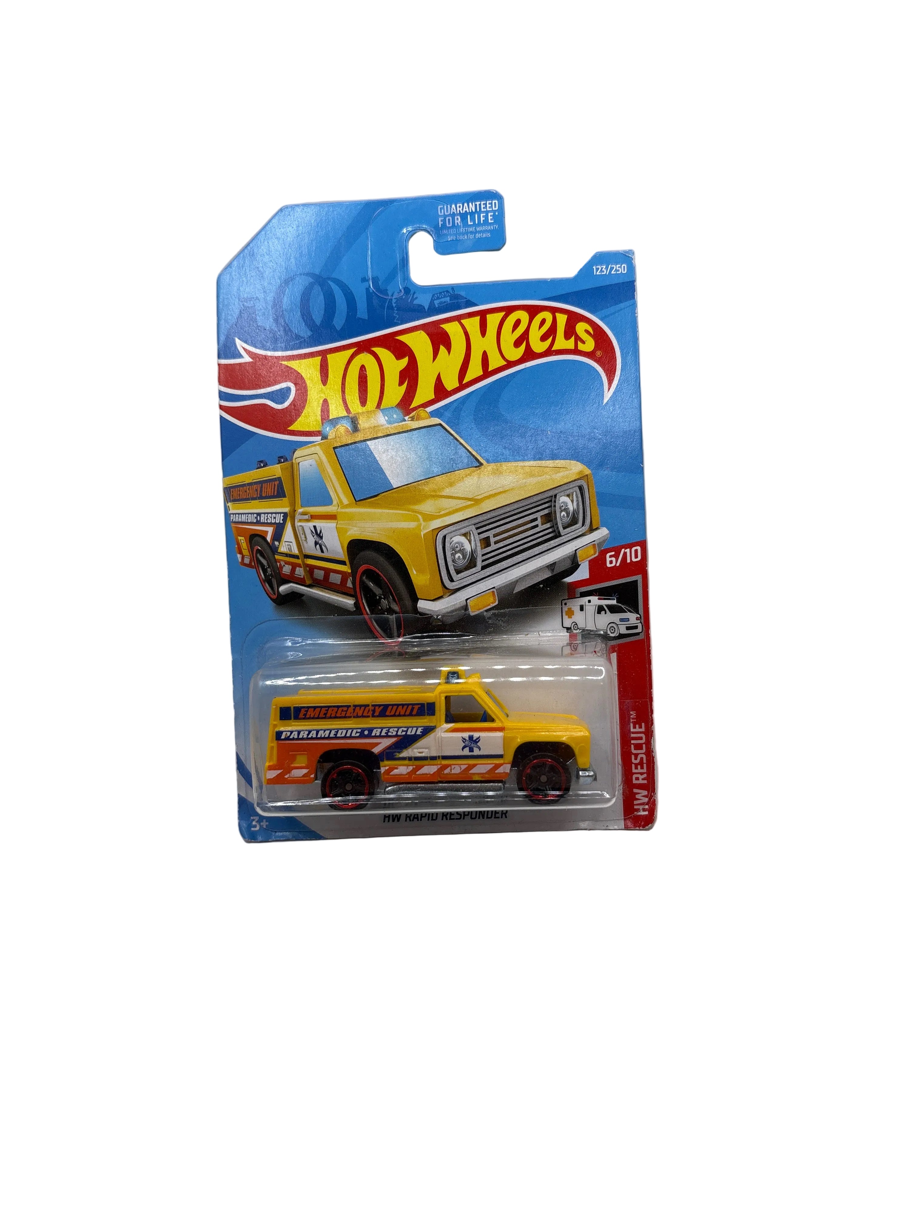Hot Wheels HW Rapid Responder Diecast yellow