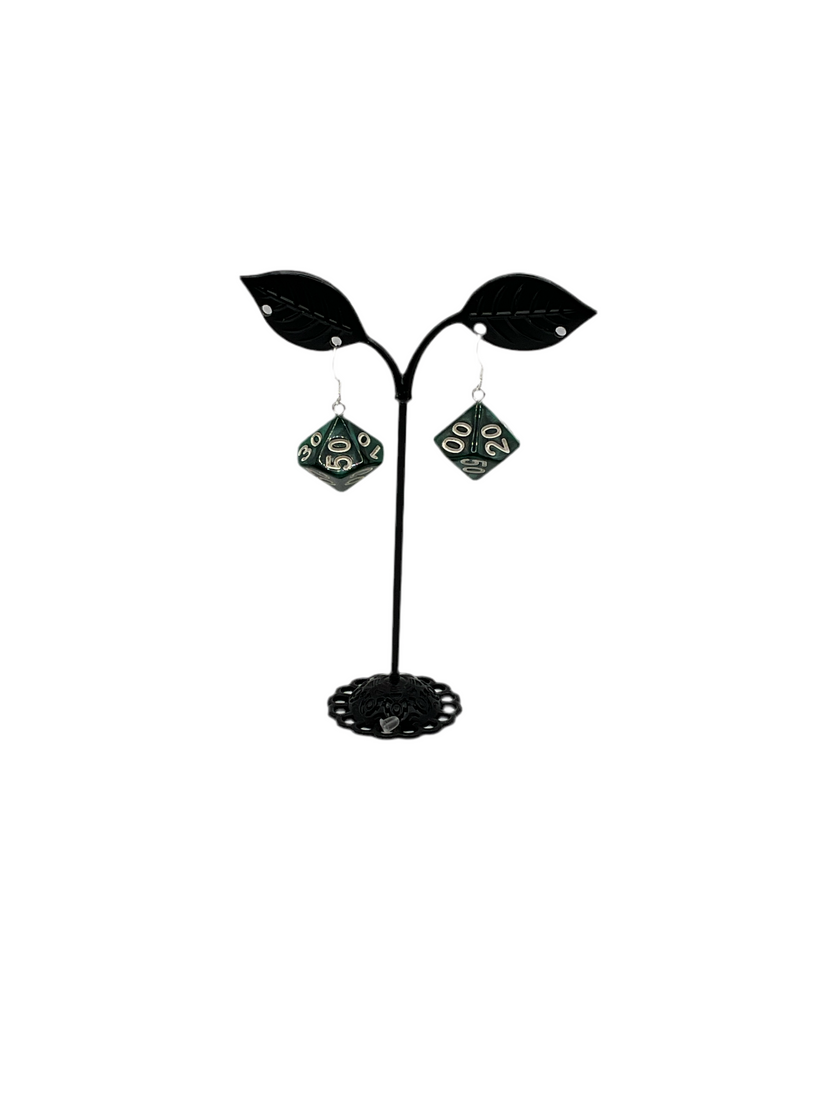 D10 Dice Earrings