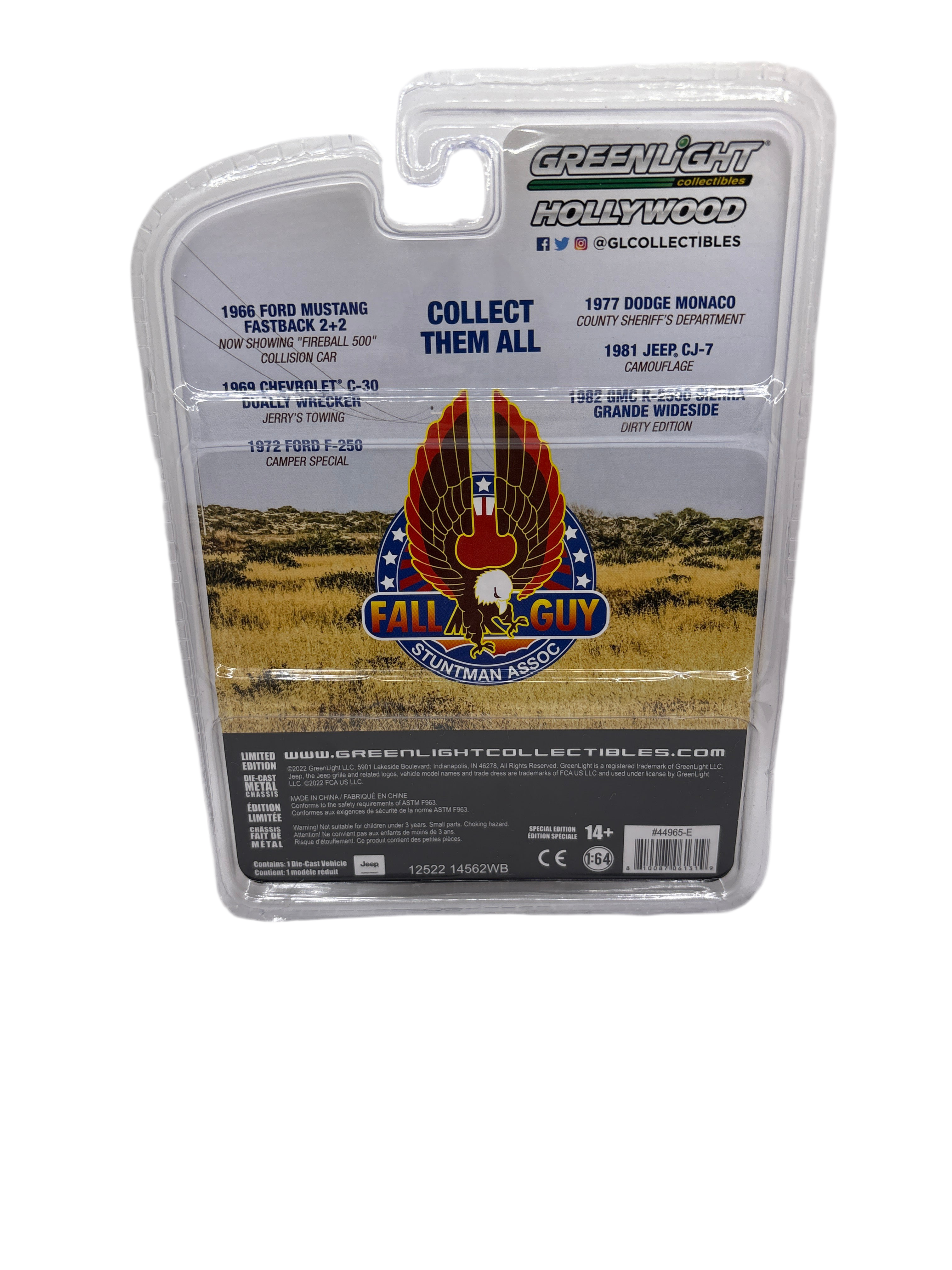 Greenlight 1981 Jeep CJ-7 Diecast