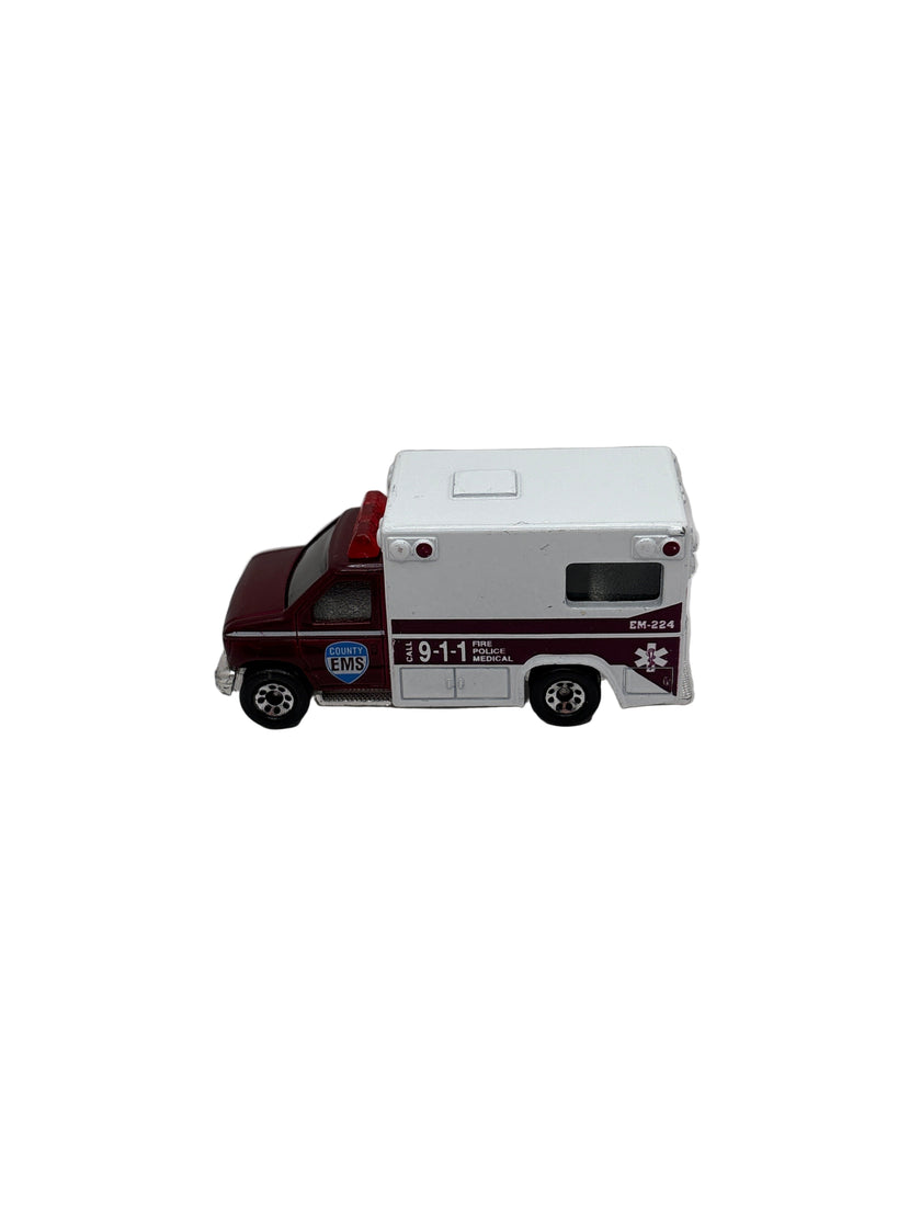 Matchbox Ambulance Diecast red