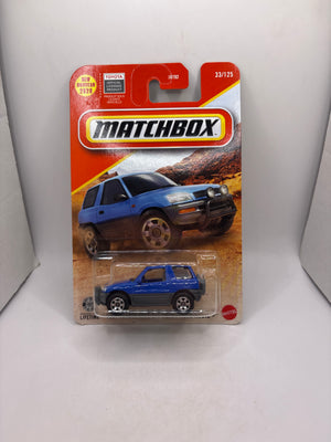 Matchbox 1997 Toyota RAV4 Off Road Diecast blue