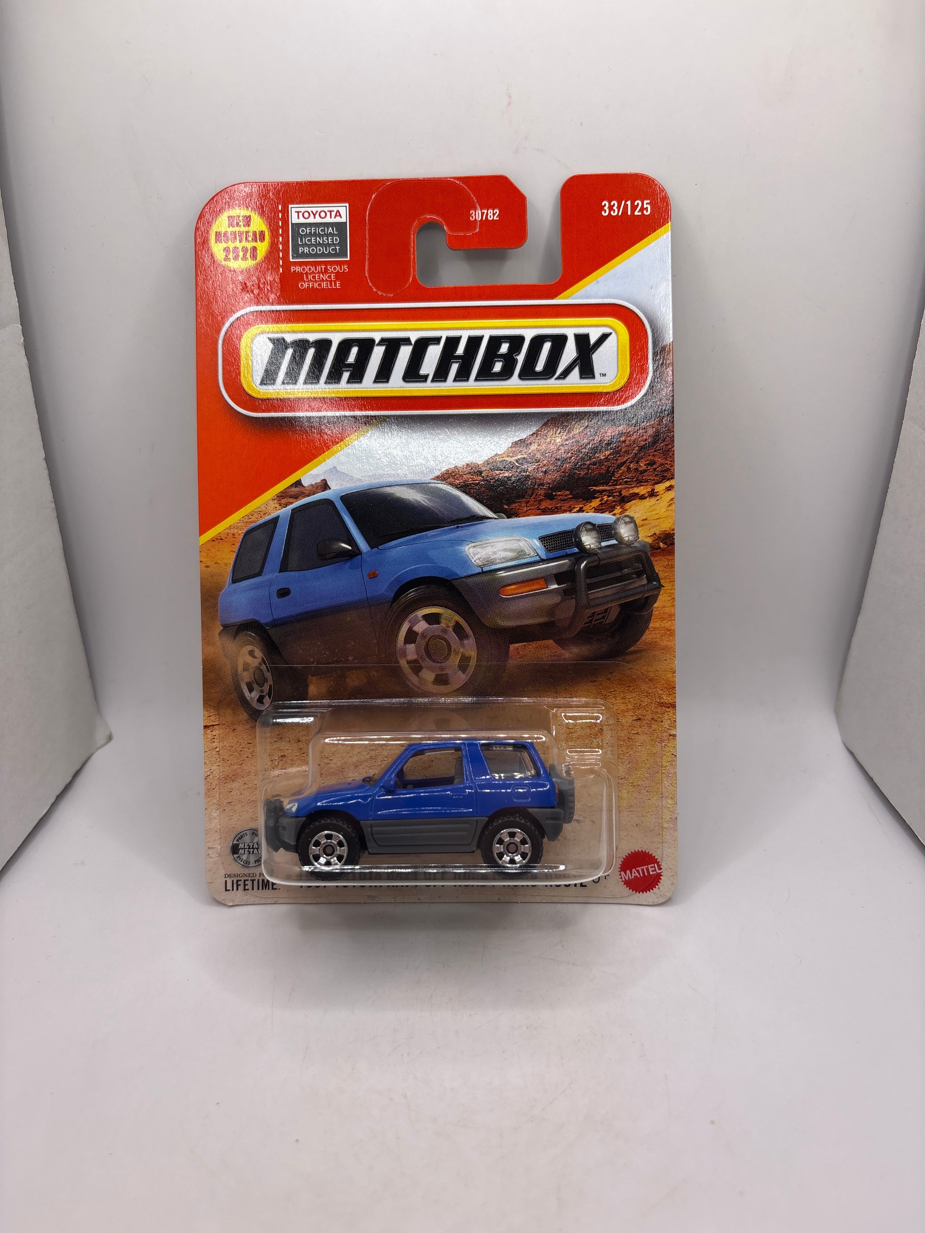 Matchbox 1997 Toyota RAV4 Off Road Diecast blue