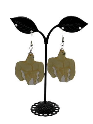 Jacked Up Dog Meme Earrings
