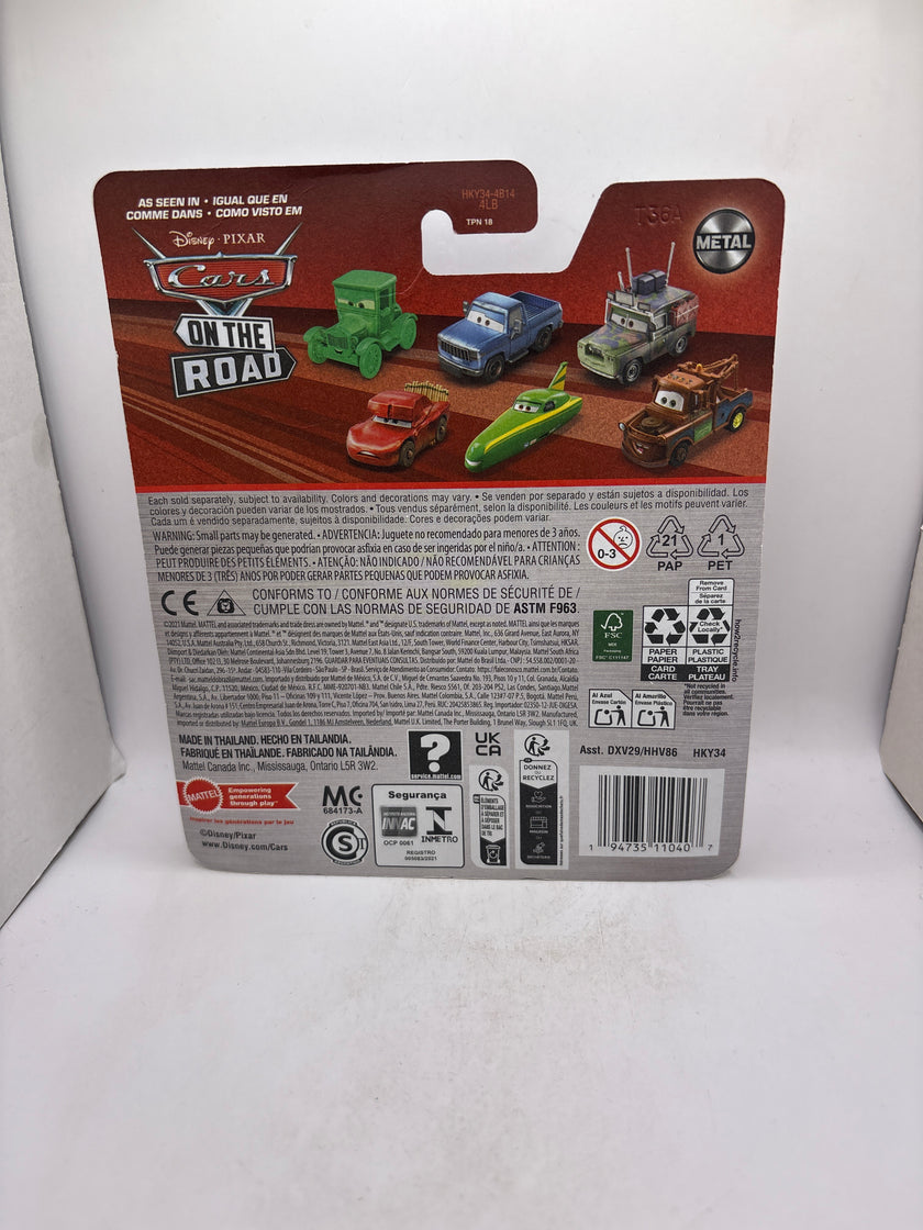 Disney Pixar Cars Road Trip Lightning McQueen Diecast red